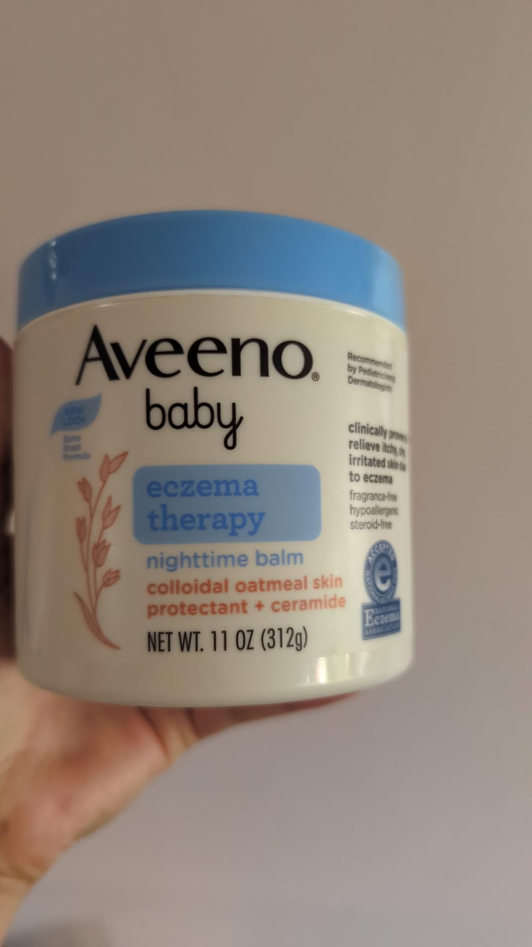 Aveeno Baby Eczema Therapy Nighttime Body Balm, Hypoallergenic, 11 oz customer photo 1