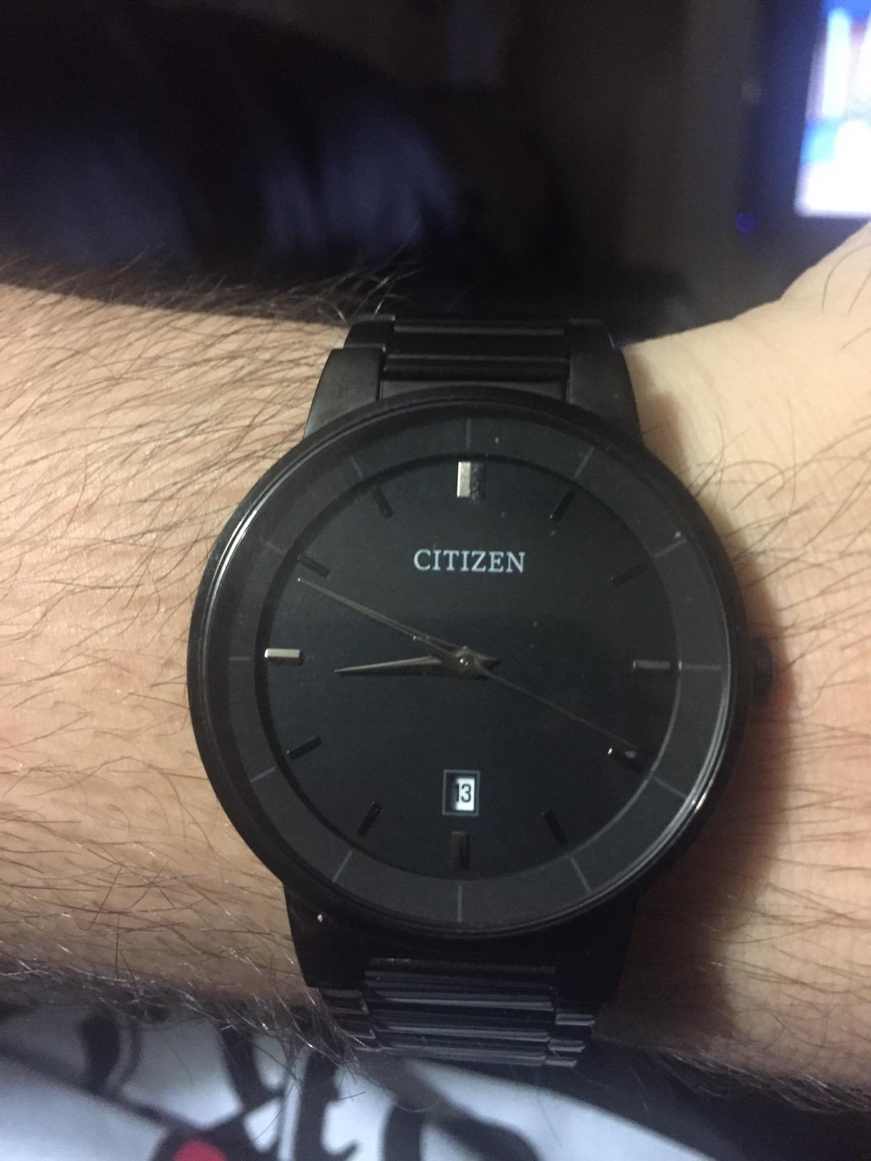 Citizen Quartz Mens Watch, Stainless Steel, Classic customer photo 1