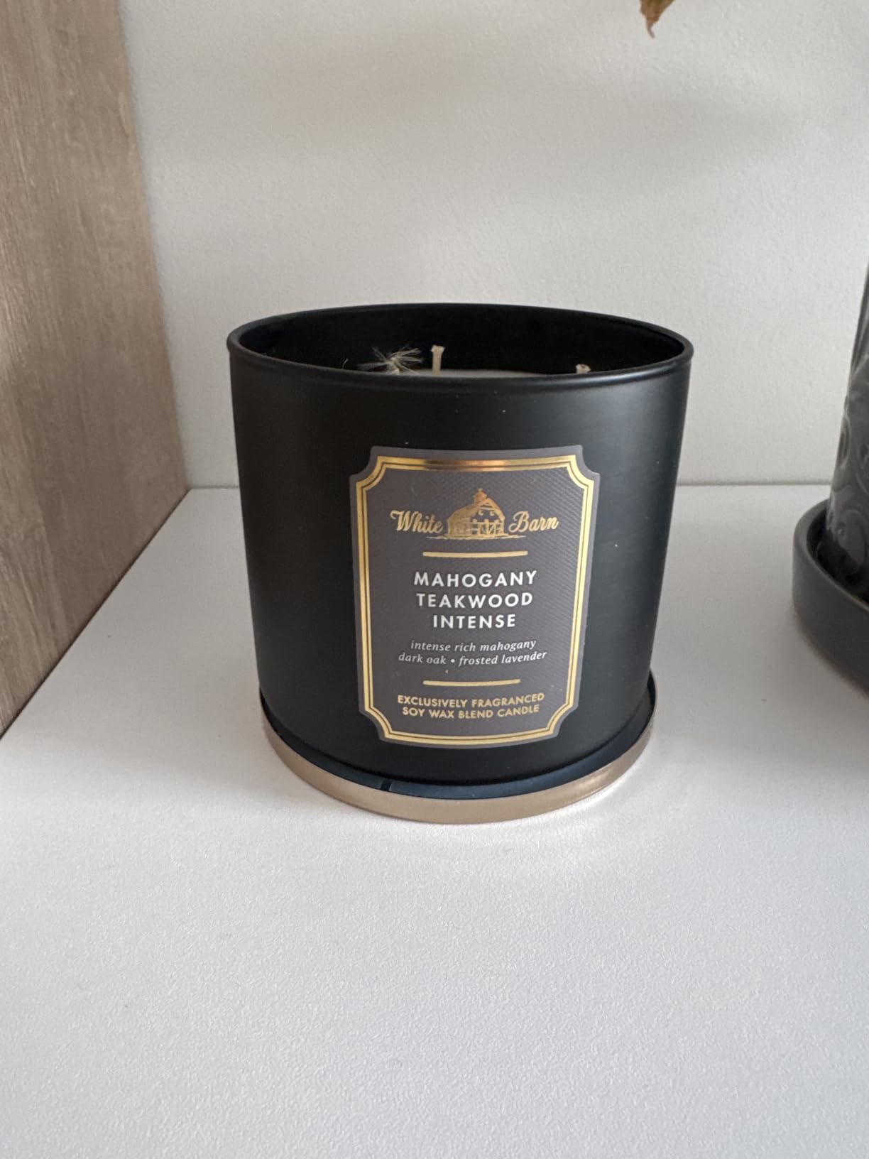 Bath & Body Works 3-Wick Candle, Mahogany Teakwood Intense, Soy Wax Blend customer photo 2
