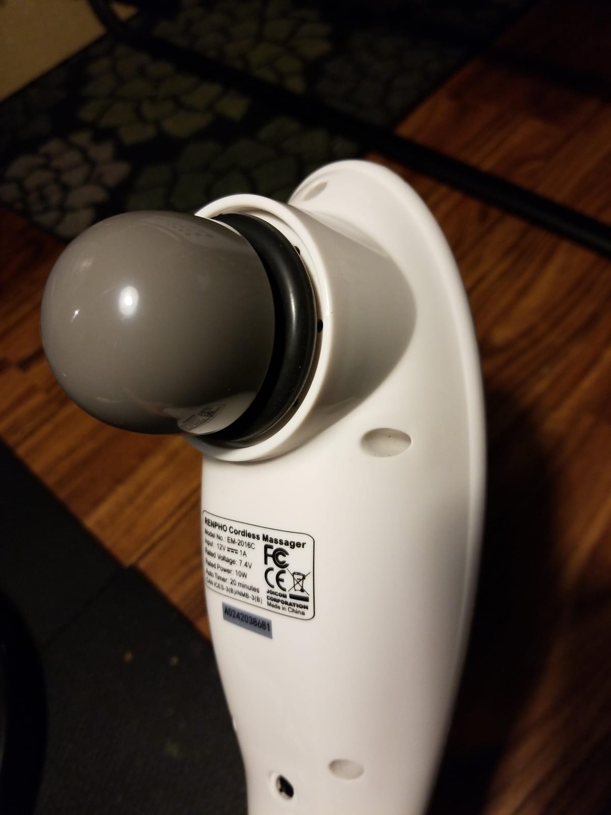 RENPHO Cordless Handheld Massager, 5 Adjustable Speeds and Massage Modes customer photo 2