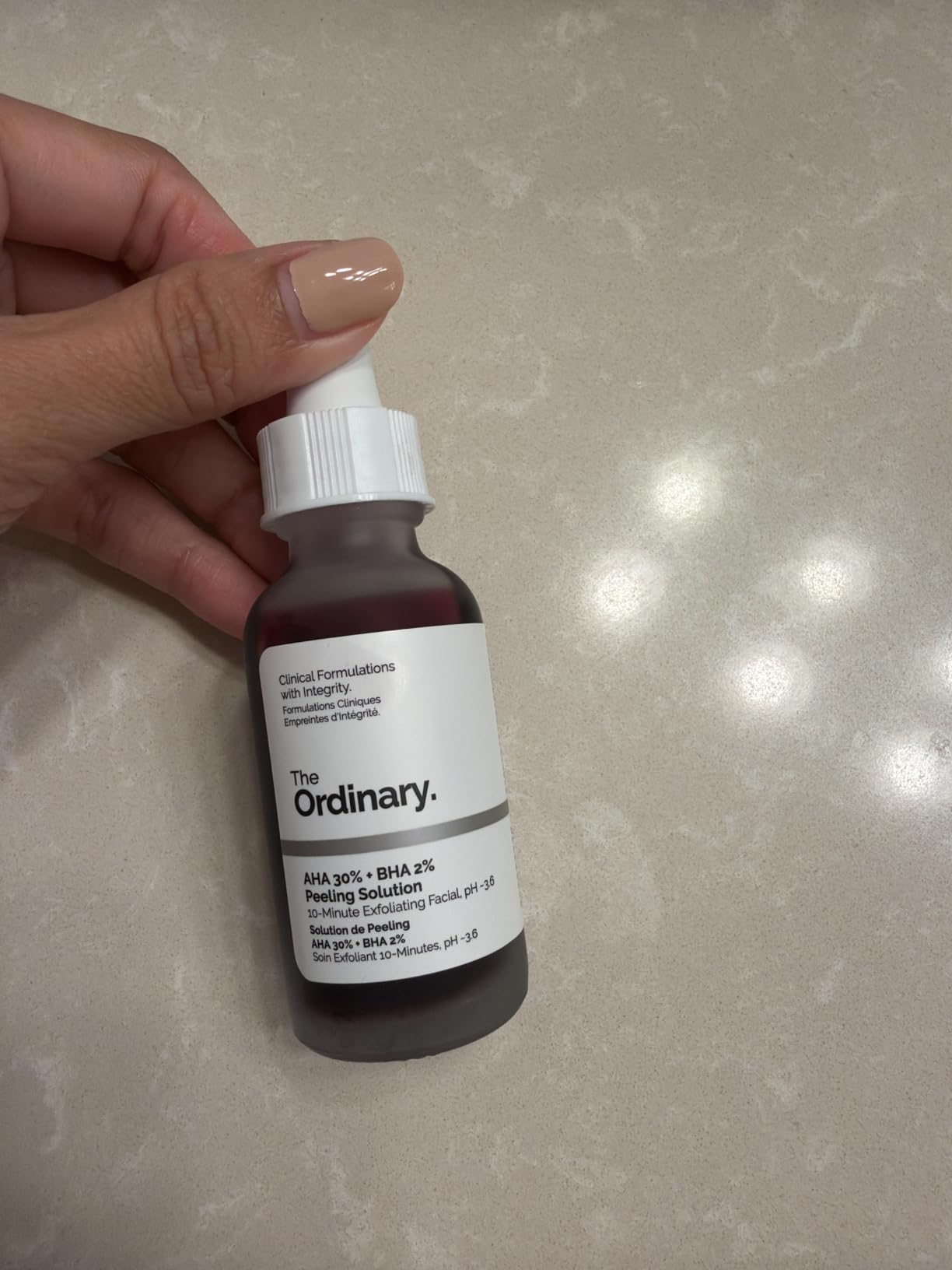 The Ordinary AHA 30% + BHA 2% Peeling Solution, Advanced Exfoliating Peel for Brighter Skin customer photo 2