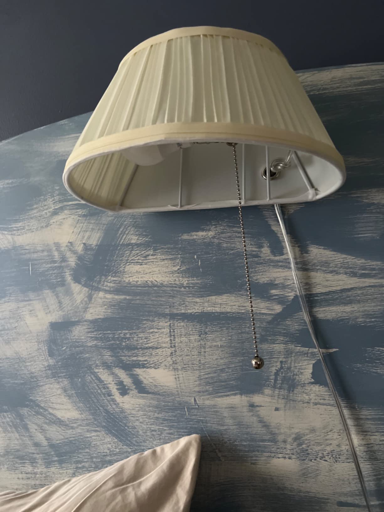Evelots Headboard Reading Lamp, Over Bed Book Light with Pull Cord Switch customer photo 2