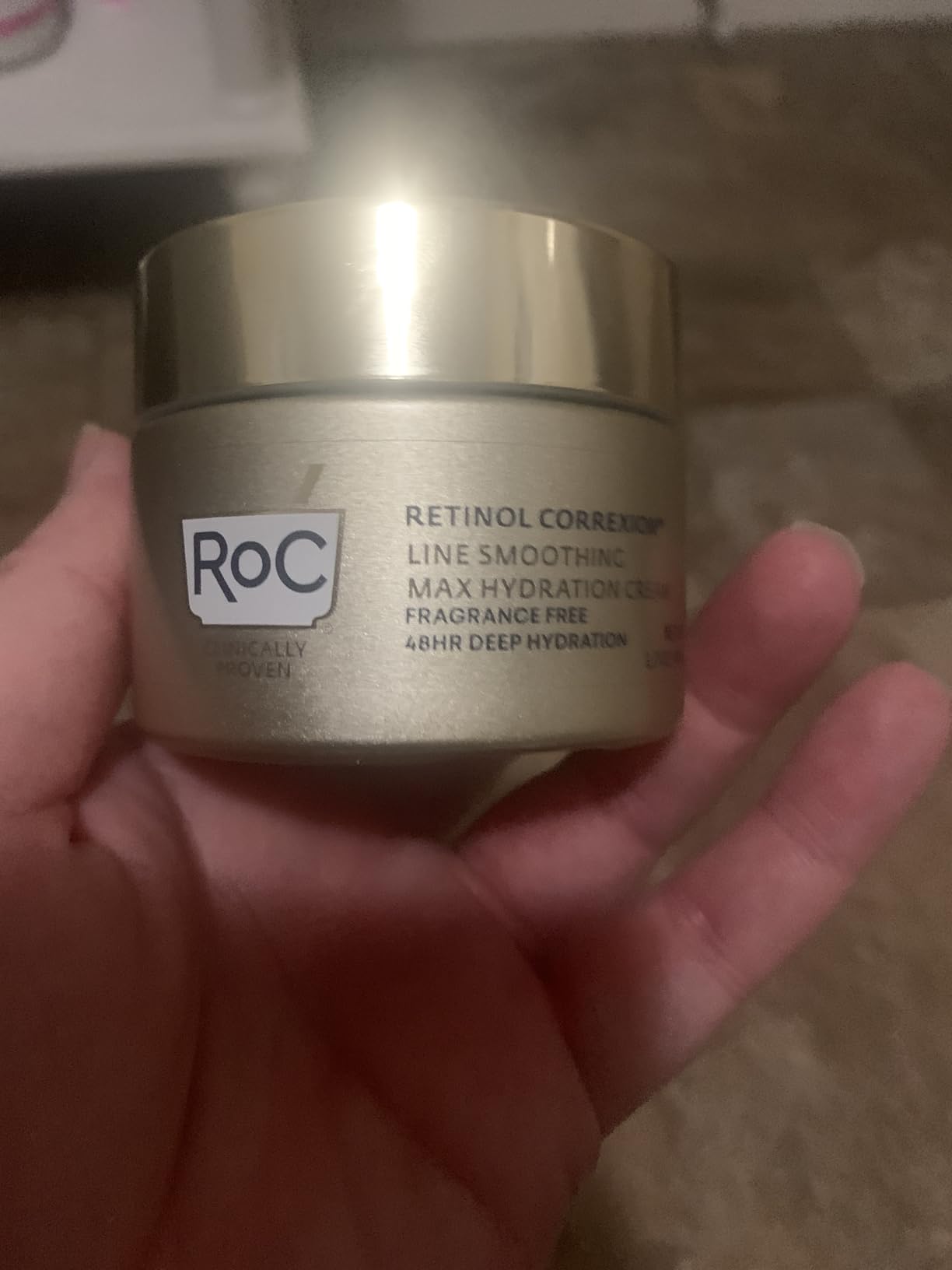 RoC Retinol Correxion Max Daily Hydration Face Moisturizer, Hyaluronic Acid customer photo 2