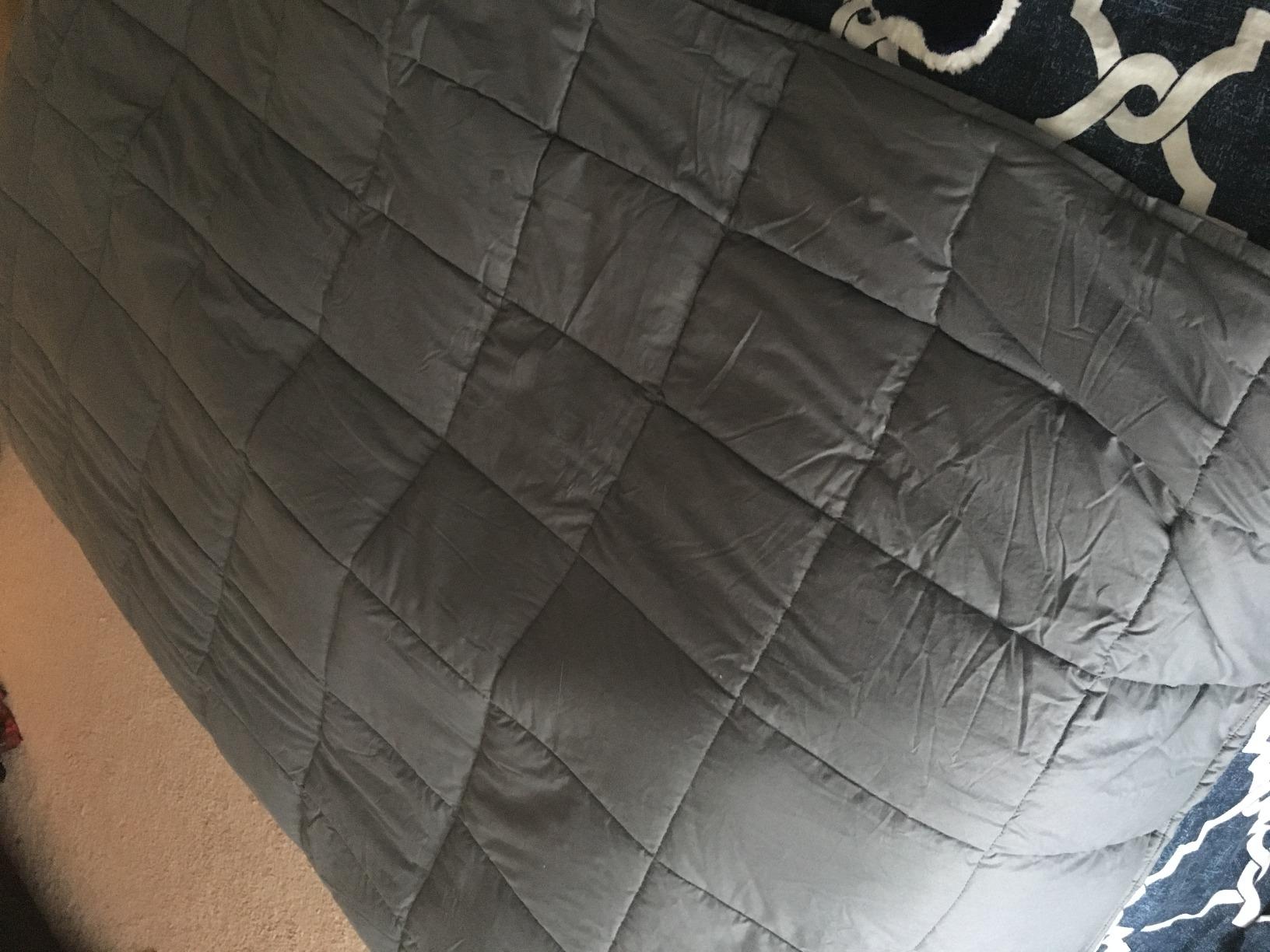 Weighted Idea Weighted Blanket for Adults (Dark Grey,48