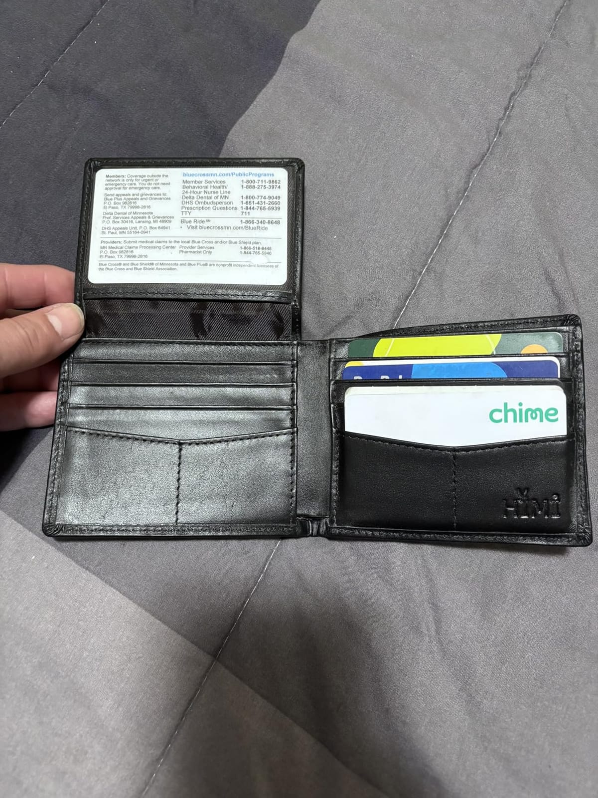 HIMI Wallet for Men-Genuine Leather RFID Blocking Bifold Stylish Wallet With 2 ID Window customer photo 1