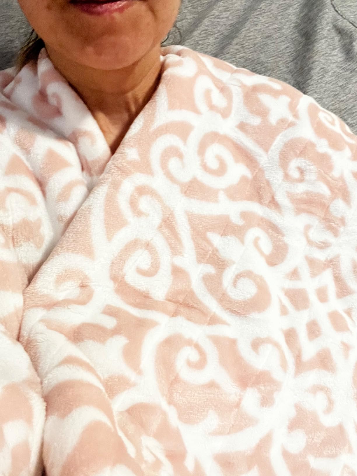 Beautyrest Heated Electric Throw - Sherpa/Berber, 3 Heat & Washable customer photo 1