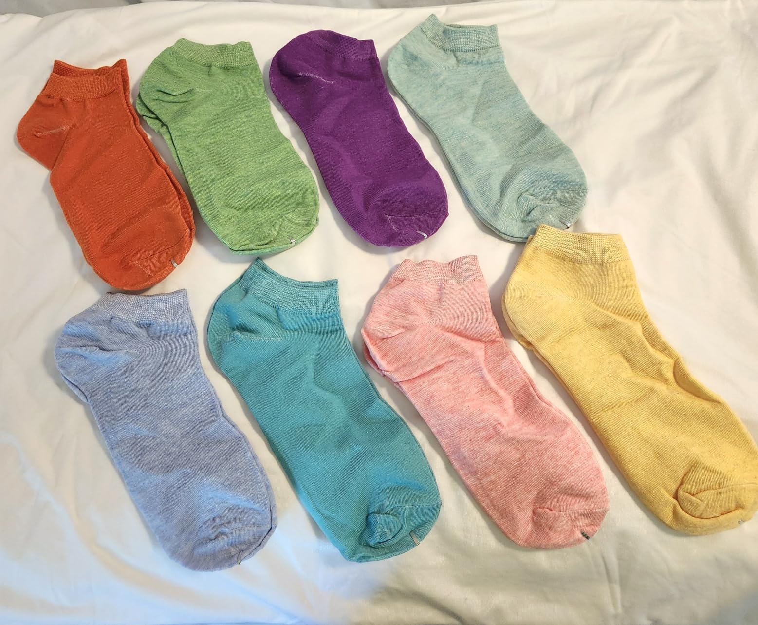 CHARKING 8 Pairs Ankle Socks for Women - Non Slip Cotton No Show Low Cut Casual Socks customer photo 1
