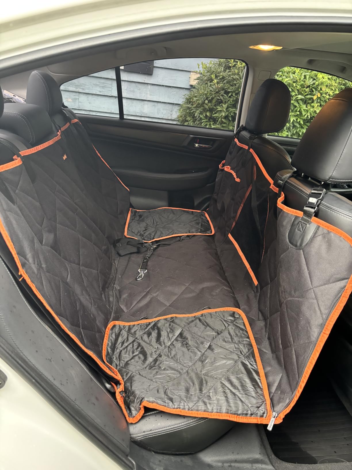 Luxury Dog Car Seat Cover for Back Seat Breathable Mesh Window Dog Hammock for Car 4-Layer Heavy Duty Waterproof Pet Seat Protector Scratch-Proof Car Seat Cover Perfect for Family Road Trips customer photo 2