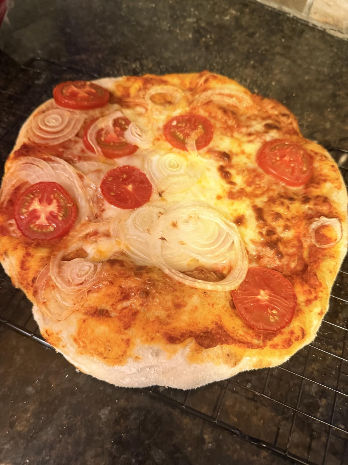 Hans Grill Rectangular Pizza Stone with Peel, 15 x 12 Inch Cordierite Stone customer photo 2