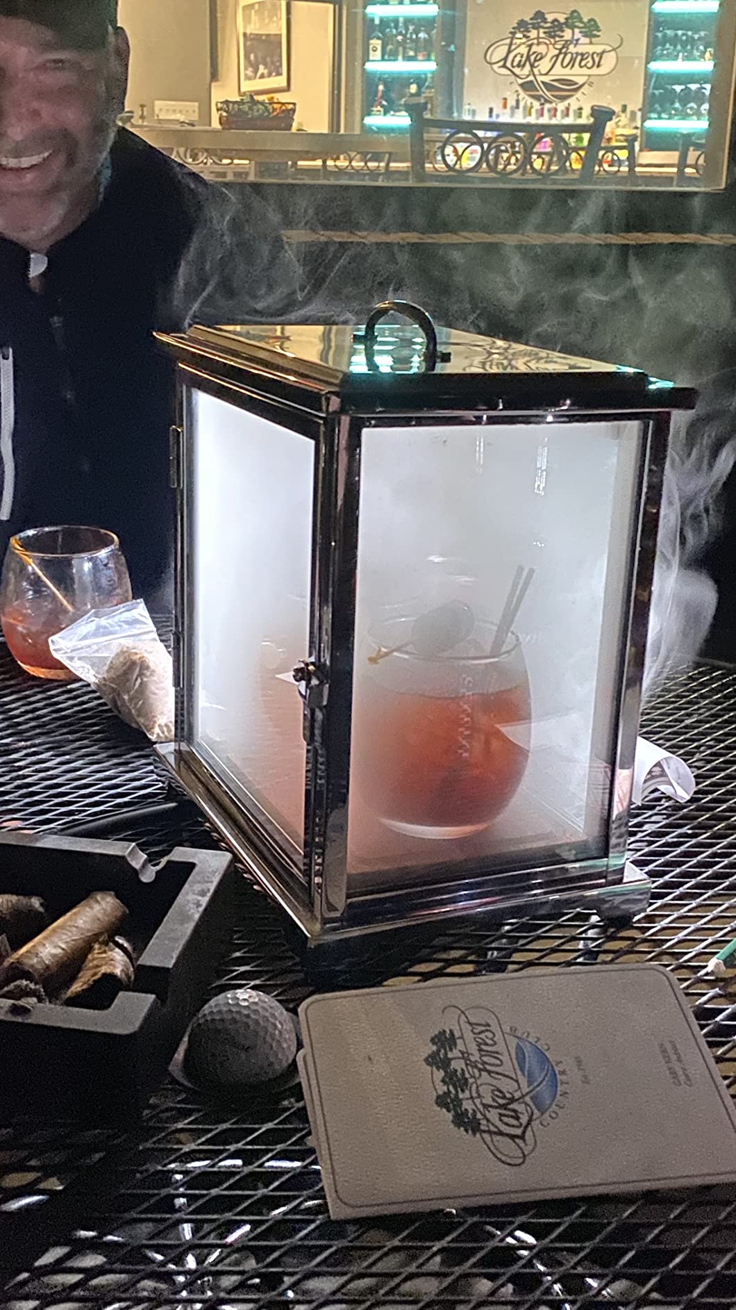 Crafthouse by Fortessa Glass Cocktail Smoking Box with Handheld Smoker customer photo 2