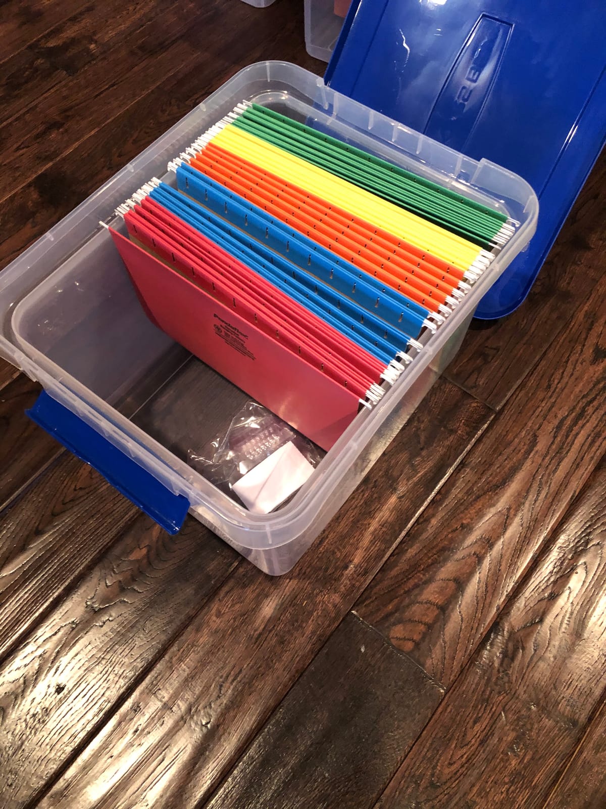 Bankers Box Heavy-Duty Plastic File Box, Letter/Legal customer photo 2