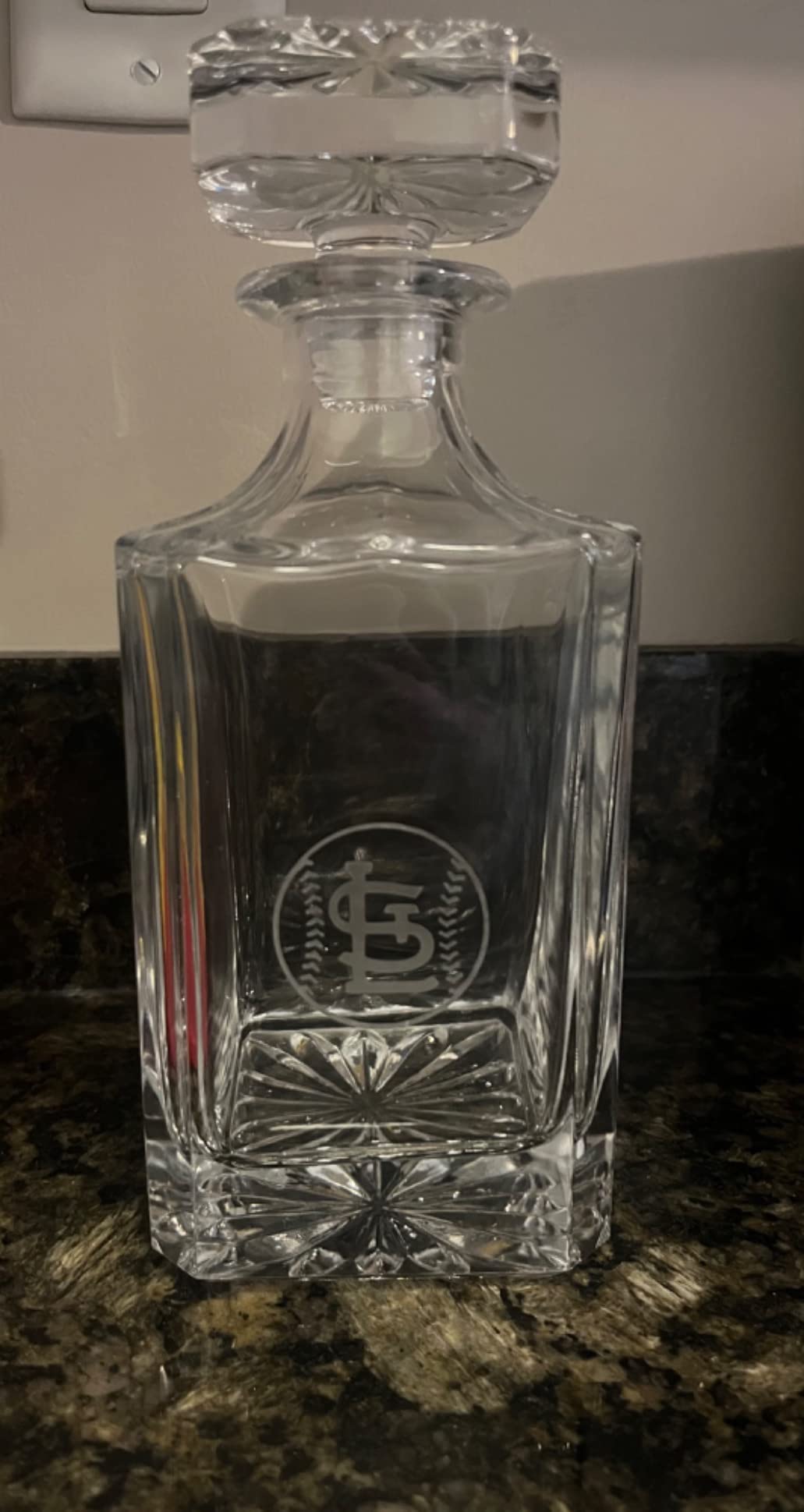 Whiskey Decanter for Liquor Scotch Bourbon Vodka or Wine, 750ml customer photo 2