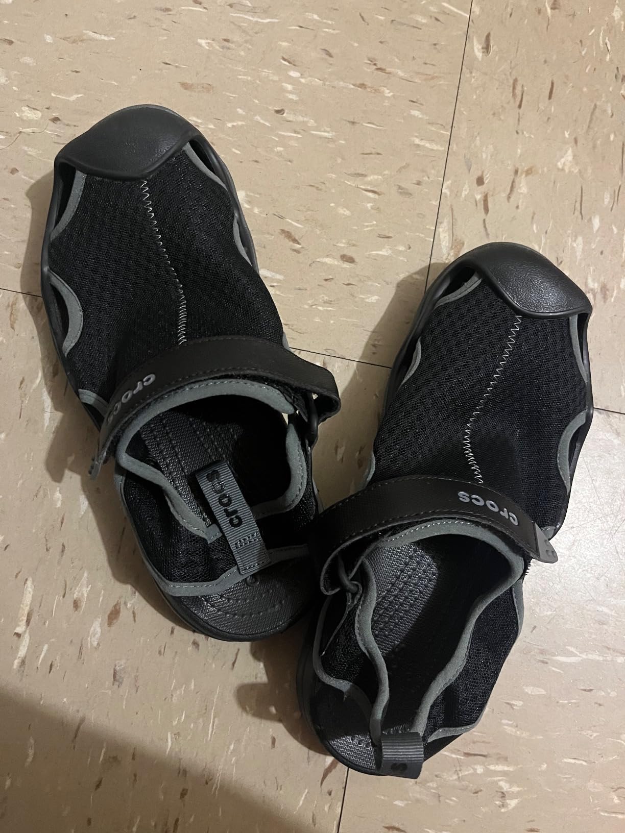 Crocs Men's Swiftwater Mesh Deck Sandals customer photo 2
