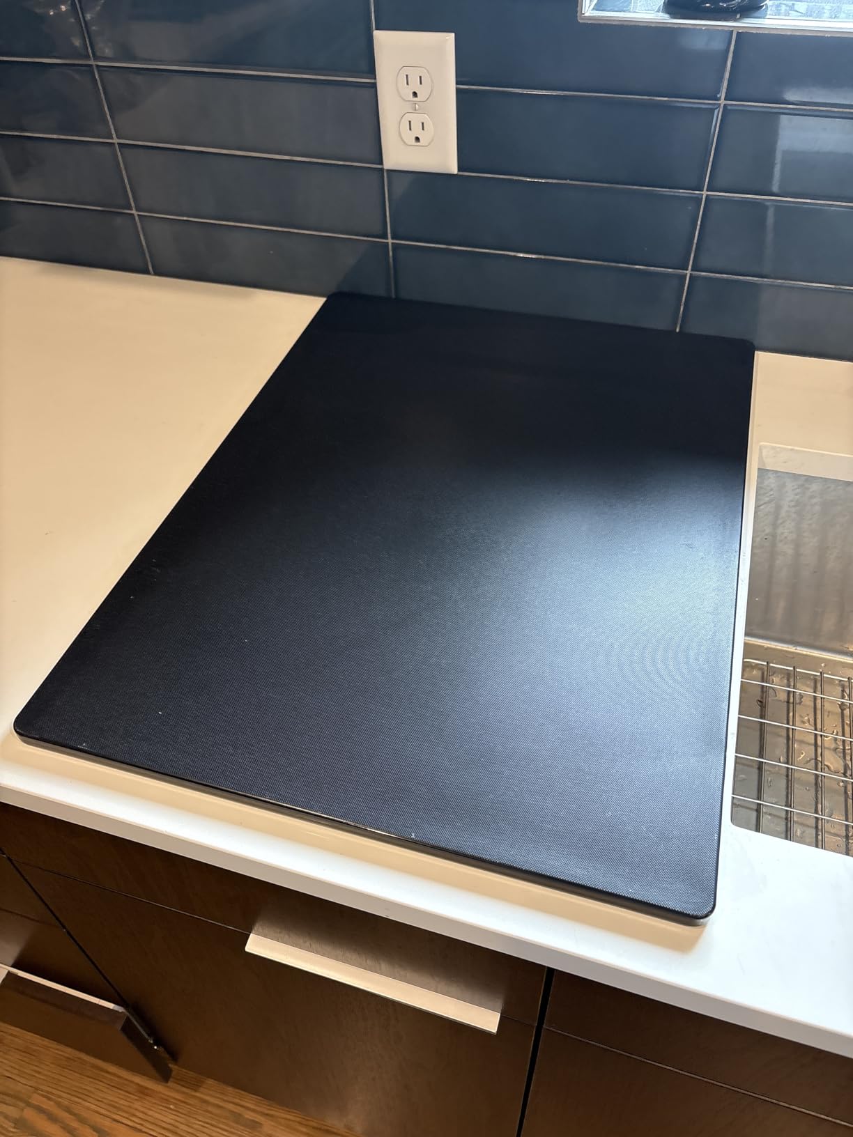 Thirteen Chefs Large Red Cutting Board - 18 x 12 Inch for Meat, Professional 1/2