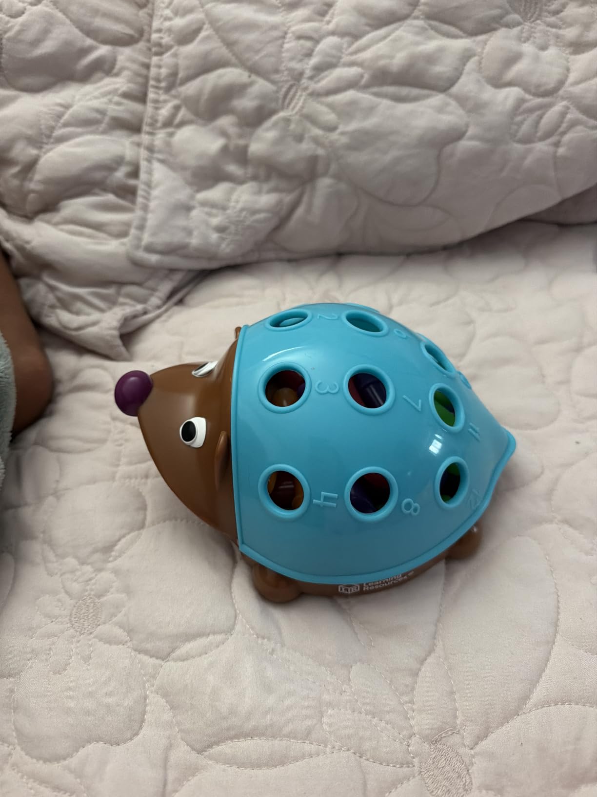 Learning Resources Spike The Fine Motor Hedgehog - Toddler Montessori Toys, Stacking Shape, Gifts for Boys and Girls, Sorting and Matching Skill Activities, Educational Games, Kindergarten customer photo 2