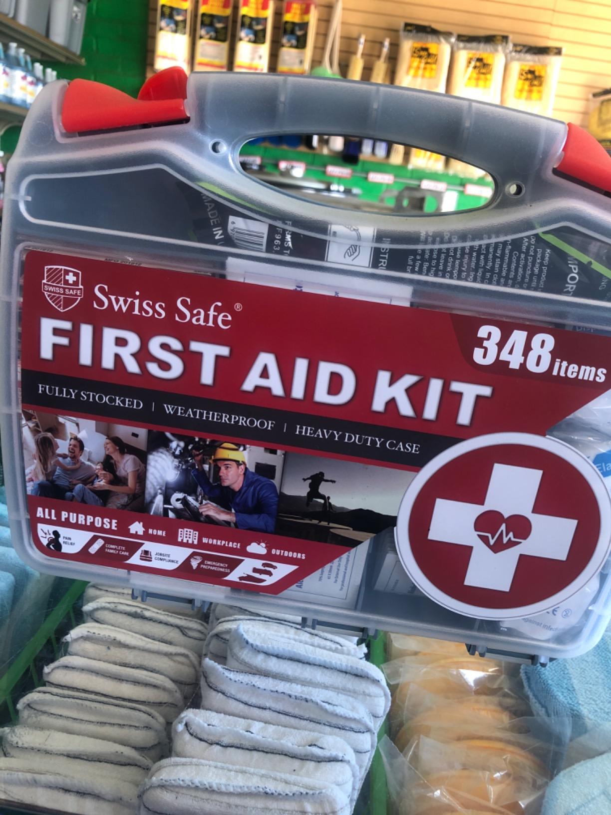 Swiss Safe 2-in-1 348 Pcs Large First Aid Kit for Camping, Travel & Car customer photo 1