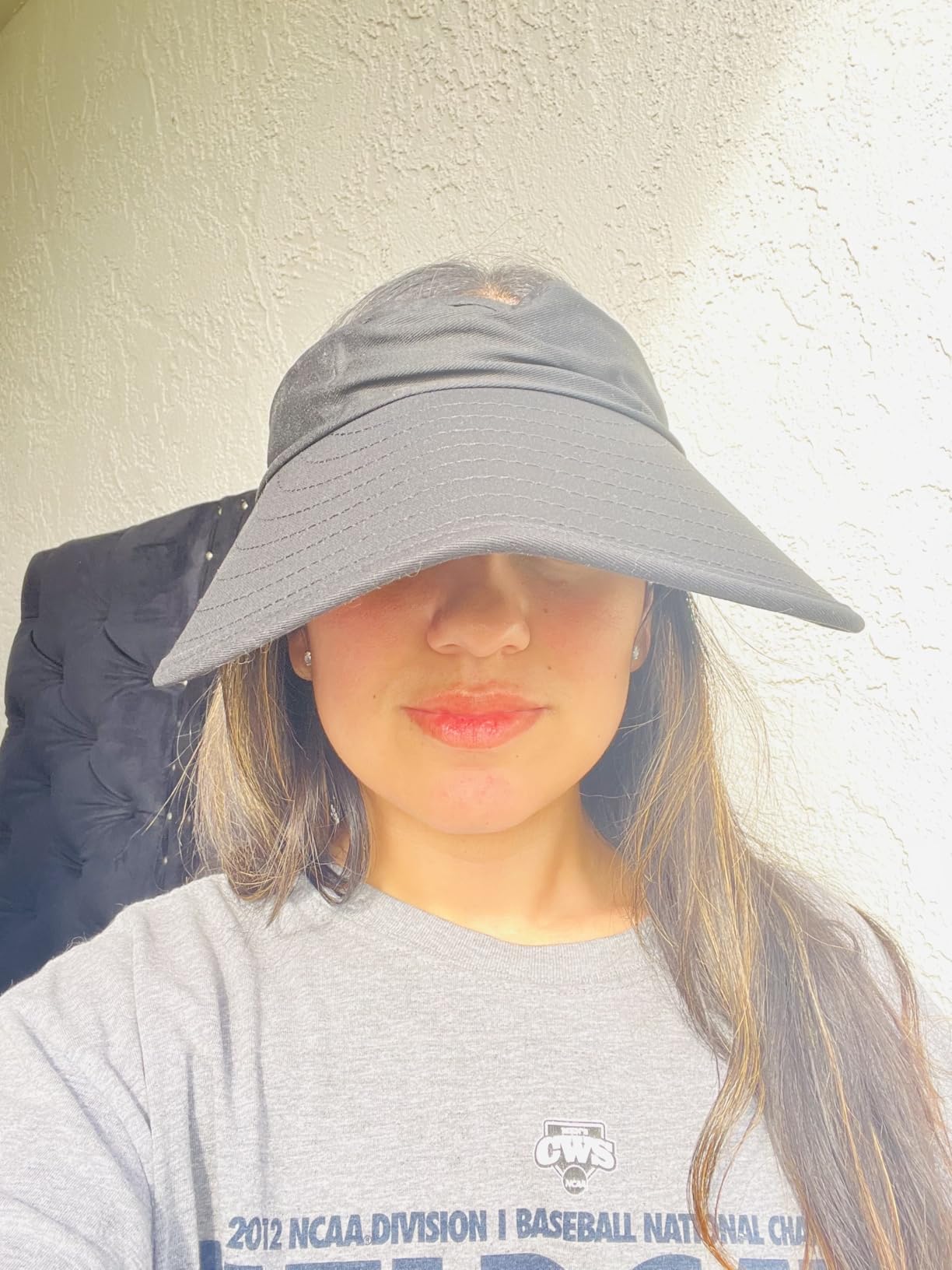 Sun Visor Hats Women Large Brim Summer UV Protection Beach Cap customer photo 2