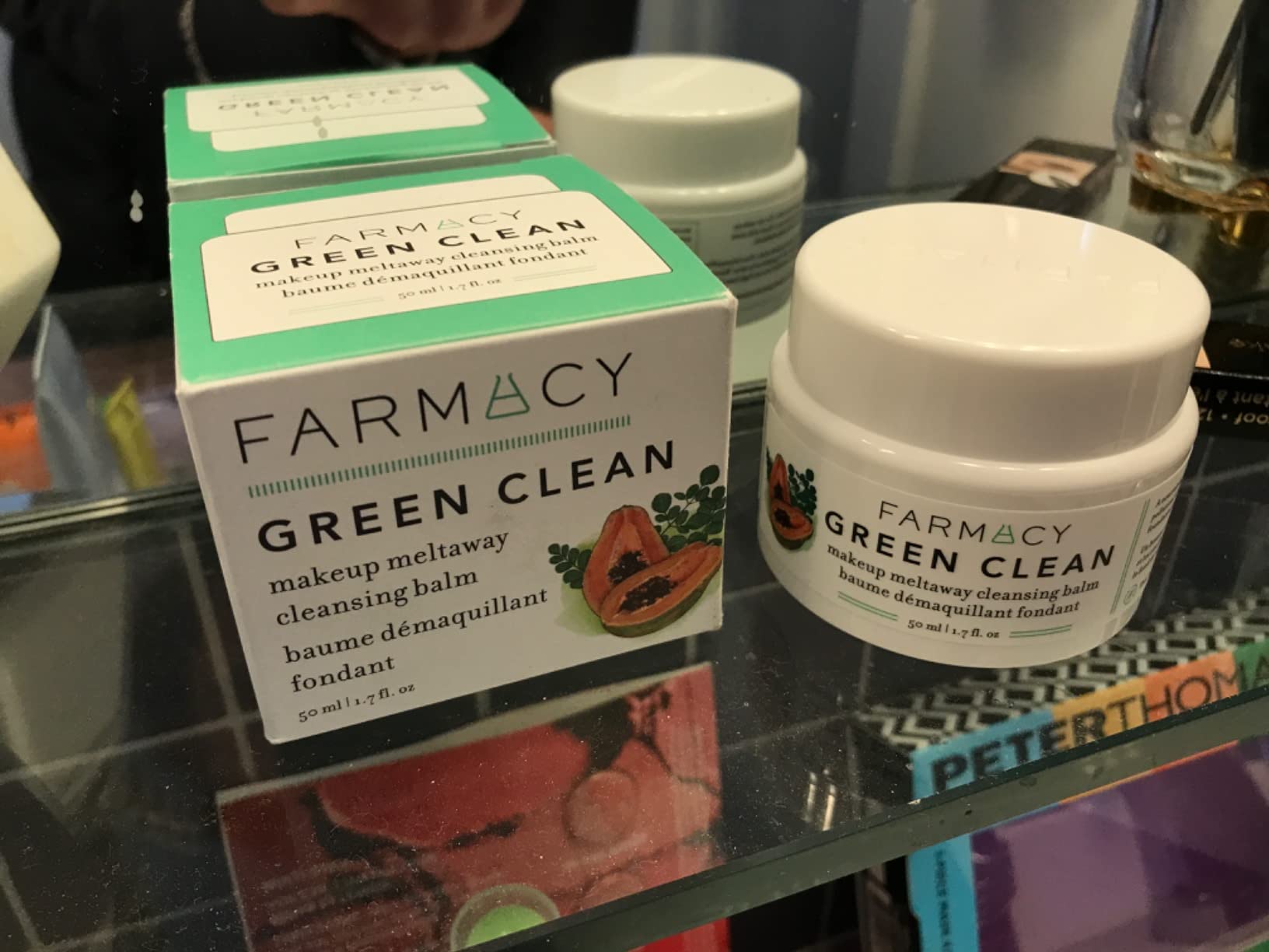 Farmacy Makeup Remover Cleansing Balm - Green Clean Waterproof Makeup Remover Balm + Oil Cleanser for Face - Gently Melts Make Up + SPF - Hydrates + Softens Skin with Super Greens + Papaya (100ml) customer photo 2