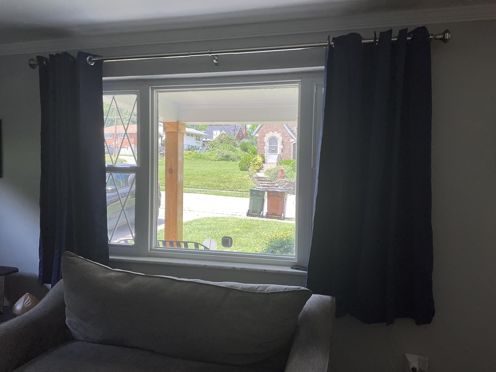 BGment Navy Blue Blackout Curtains for Bedroom 63 Inch Long - 2 Panels customer photo 2