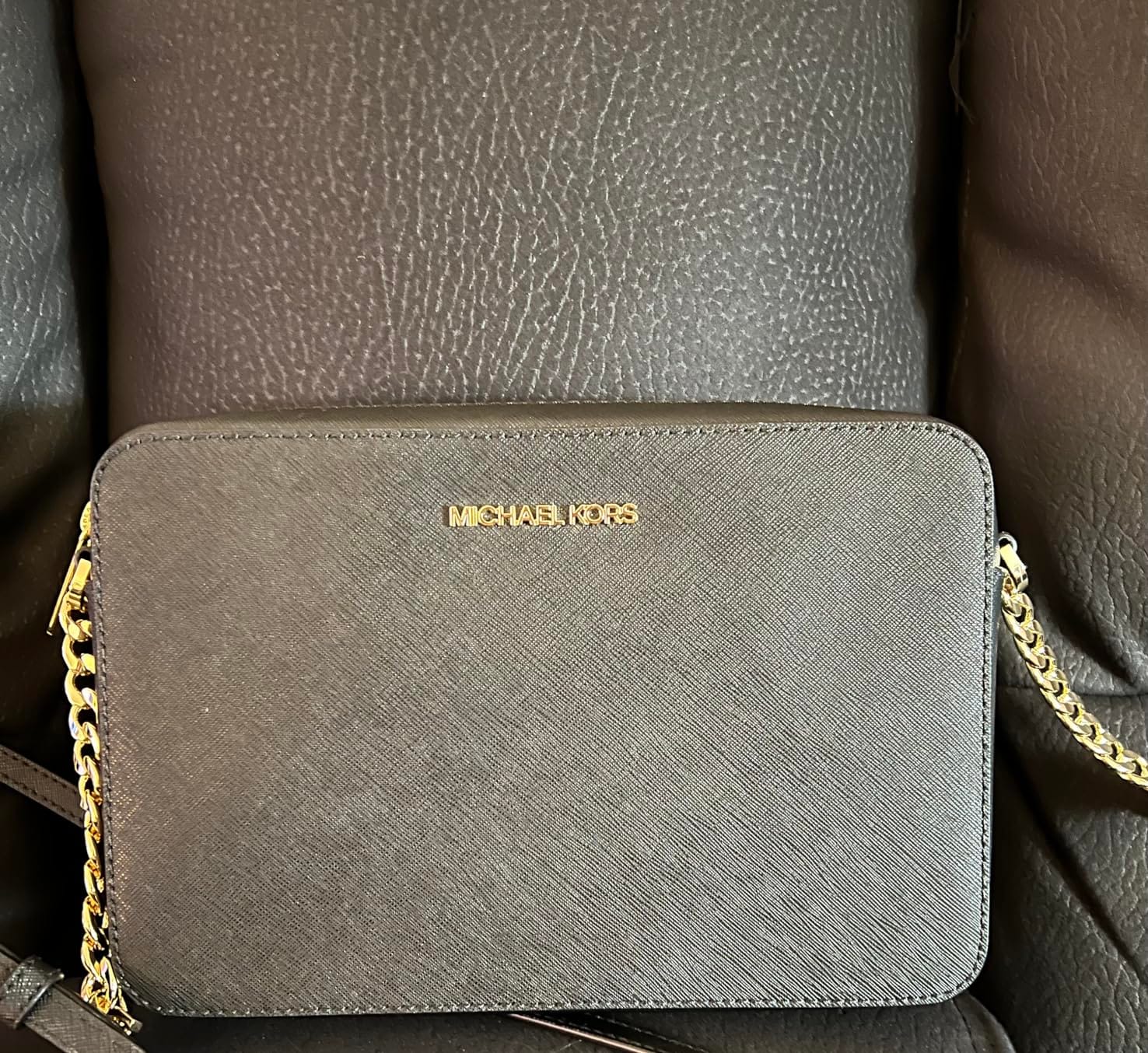 Michael Kors Women's Jet Set Large Crossbody Bag customer photo 2