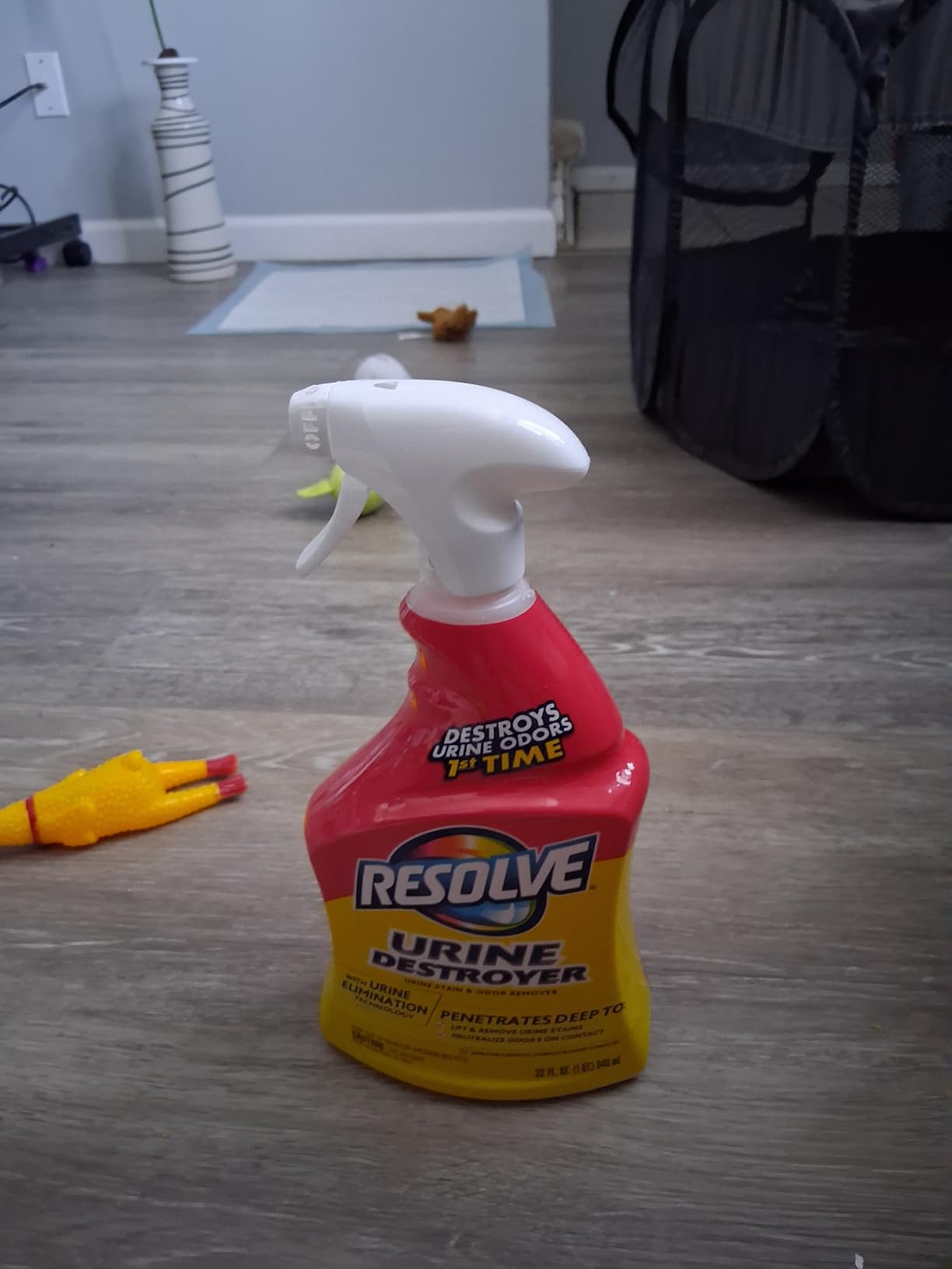 Resolve Urine Destroyer Spray – Pet Stain and Odor Remover, Carpet Cleaner Solution for Cat and Dog Urine, 32 Fl Oz customer photo 2