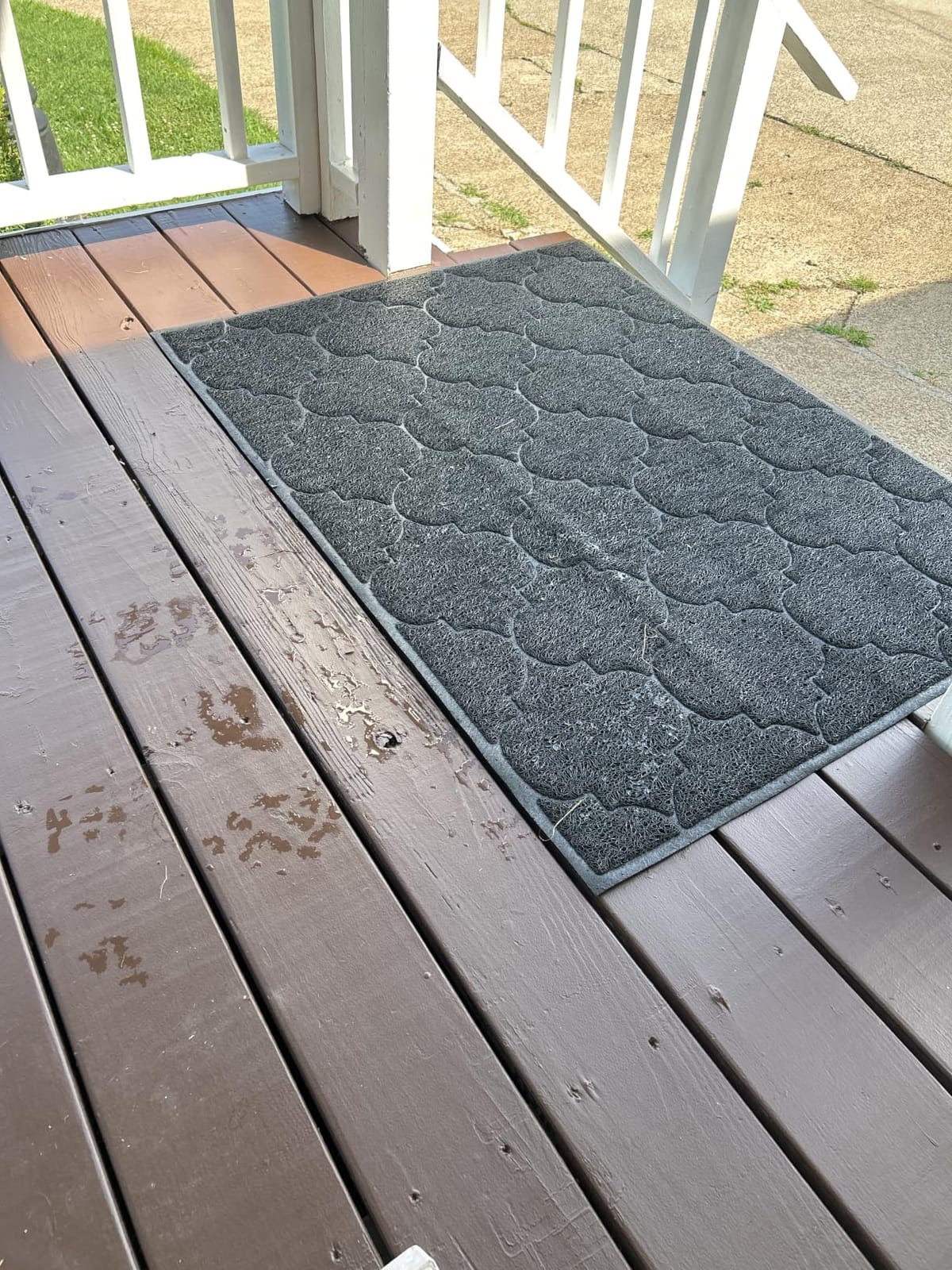 Cosyearn Door Mat, 46x35, Black, Indoor Outdoor Front Entryway Doormat customer photo 1