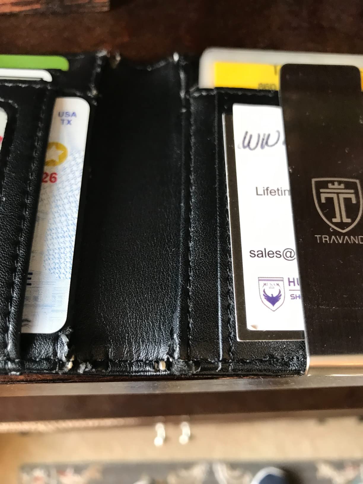 TRAVANDO Mens Wallet with Money Clip AUSTIN RFID Blocking Bifold Credit Card Holder for Men with Gift Box customer photo 1