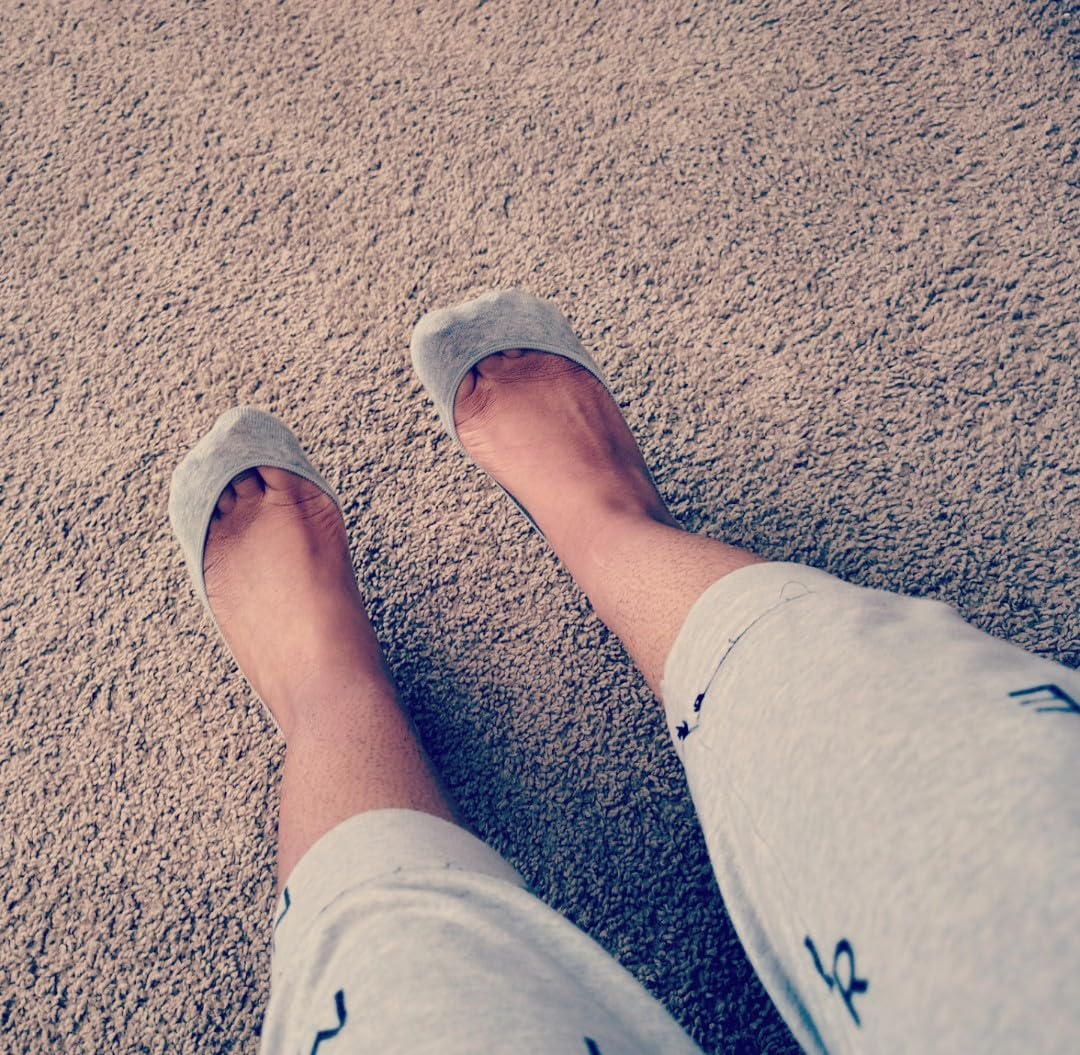 Toes Home No Show Socks Womens Invisible Non Slip Liner for Flat 3-8 Pairs customer photo 2