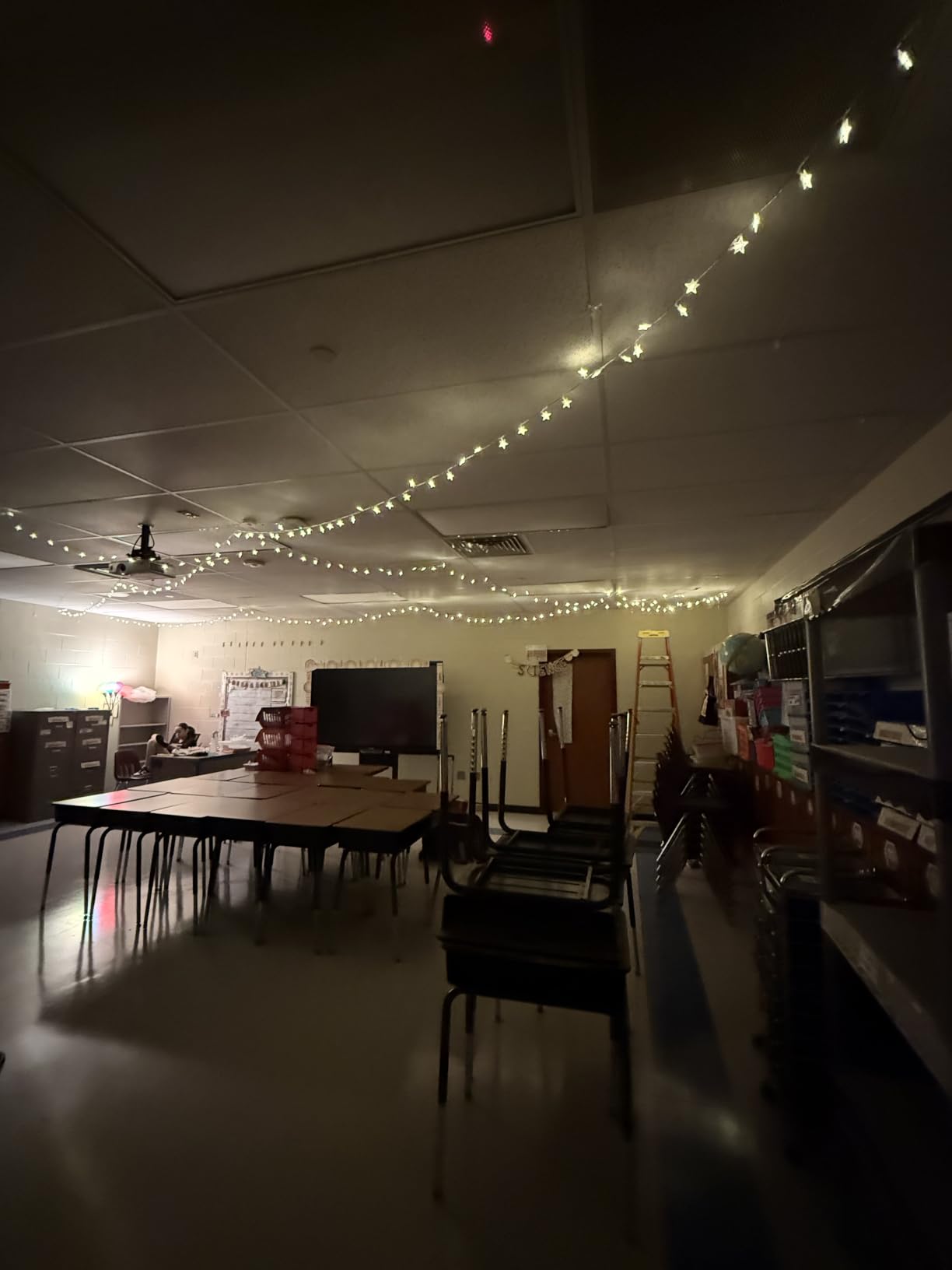 Twinkle Star 100 LED Star String Lights Plug in 33FT, Warm White customer photo 1