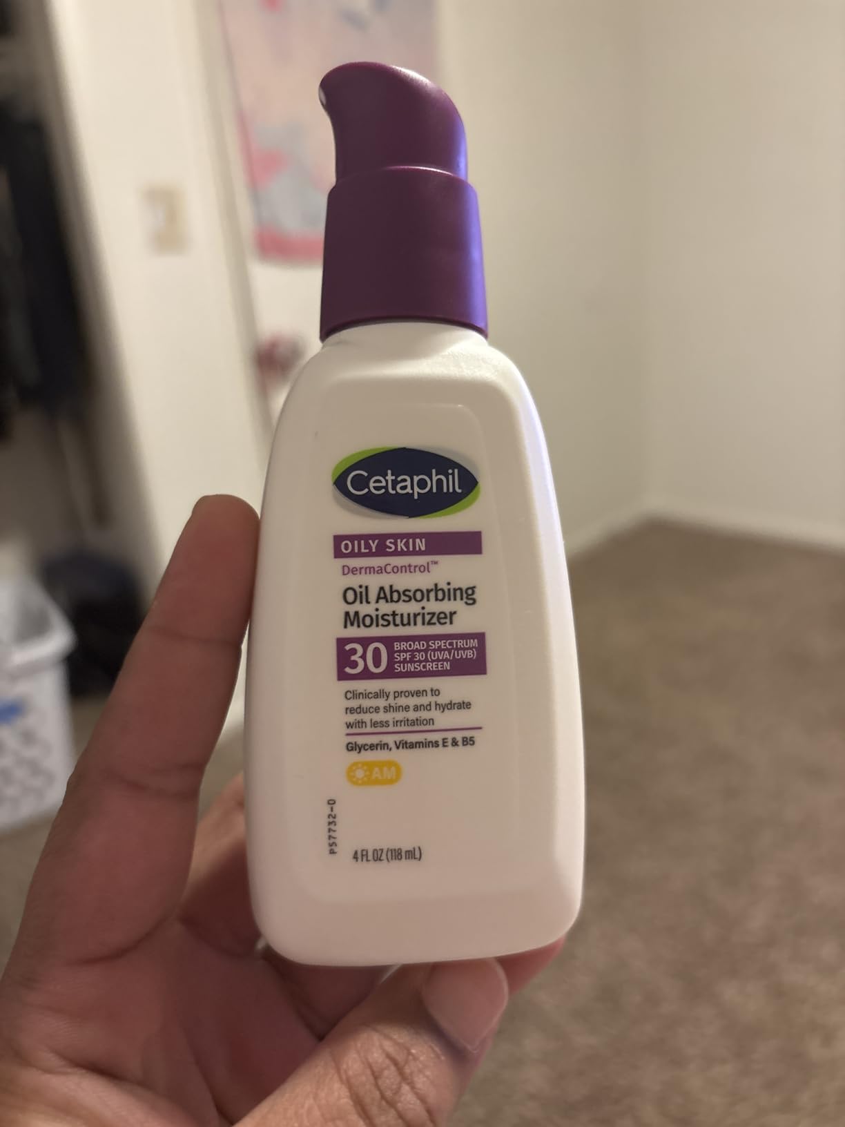 Cetaphil DermaControl Oil Absorbing Moisturizer, SPF 30, Oily Skin, 4oz customer photo 1
