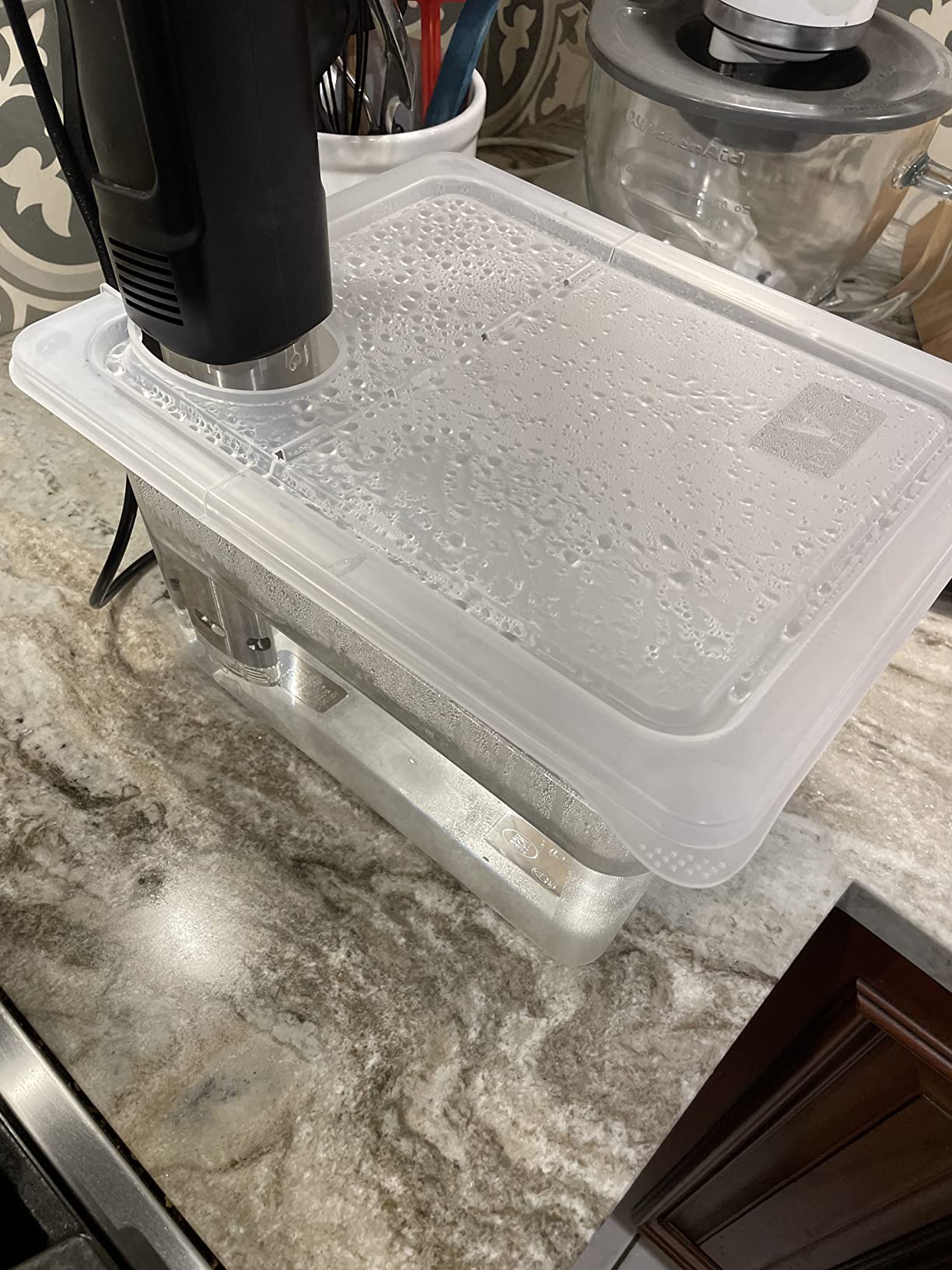 EVERIE EVC-NANO Sous Vide Container 12 Quart with Upgraded Collapsible Hinged Lid, Stronger Split-Hinge Design, Compatible with Anova Nano, AN500-US00, Anova Pro 3.0, Anova Mini, and Instant Pot customer photo 1