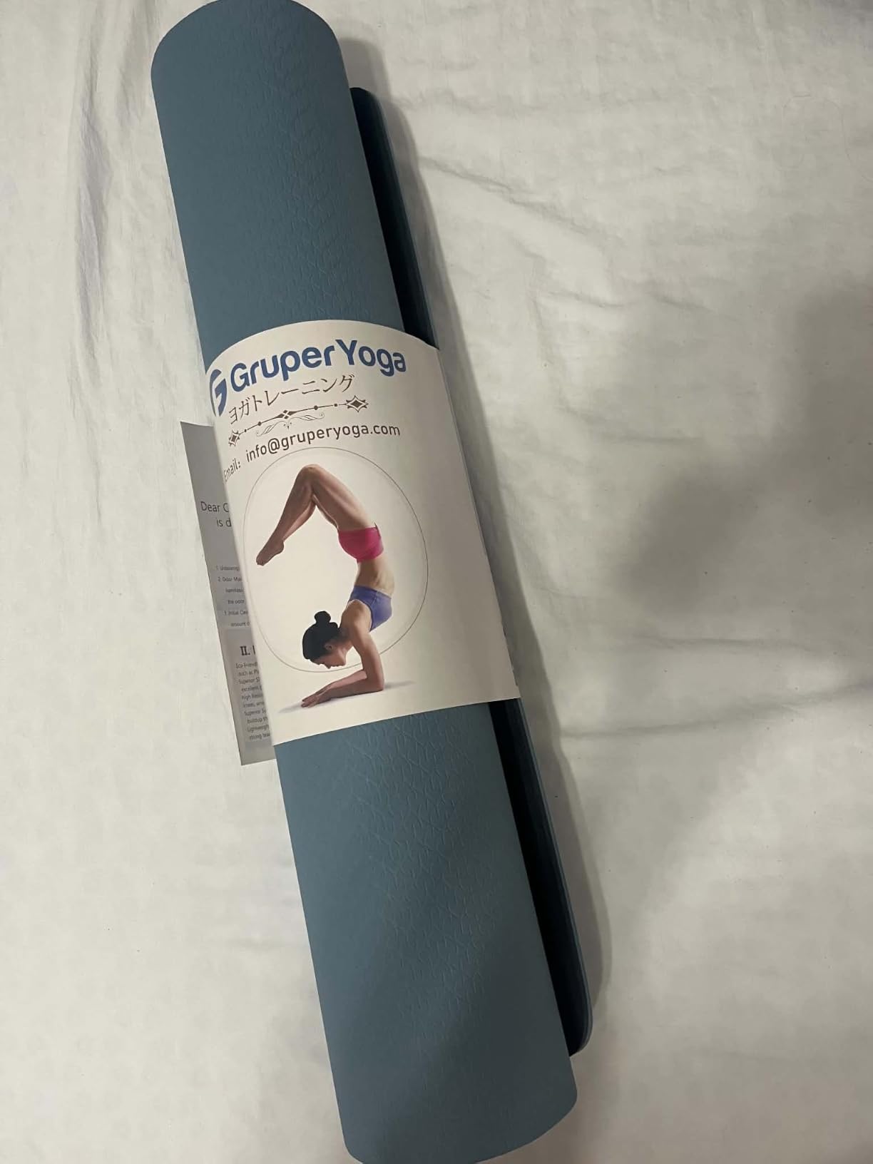 Gruper Yoga Mat Non Slip, Eco Friendly Fitness Exercise Mat with Carrying Strap,Pro Yoga Mats for Women,Workout Mats for Home, Pilates and Floor Exercises customer photo 1