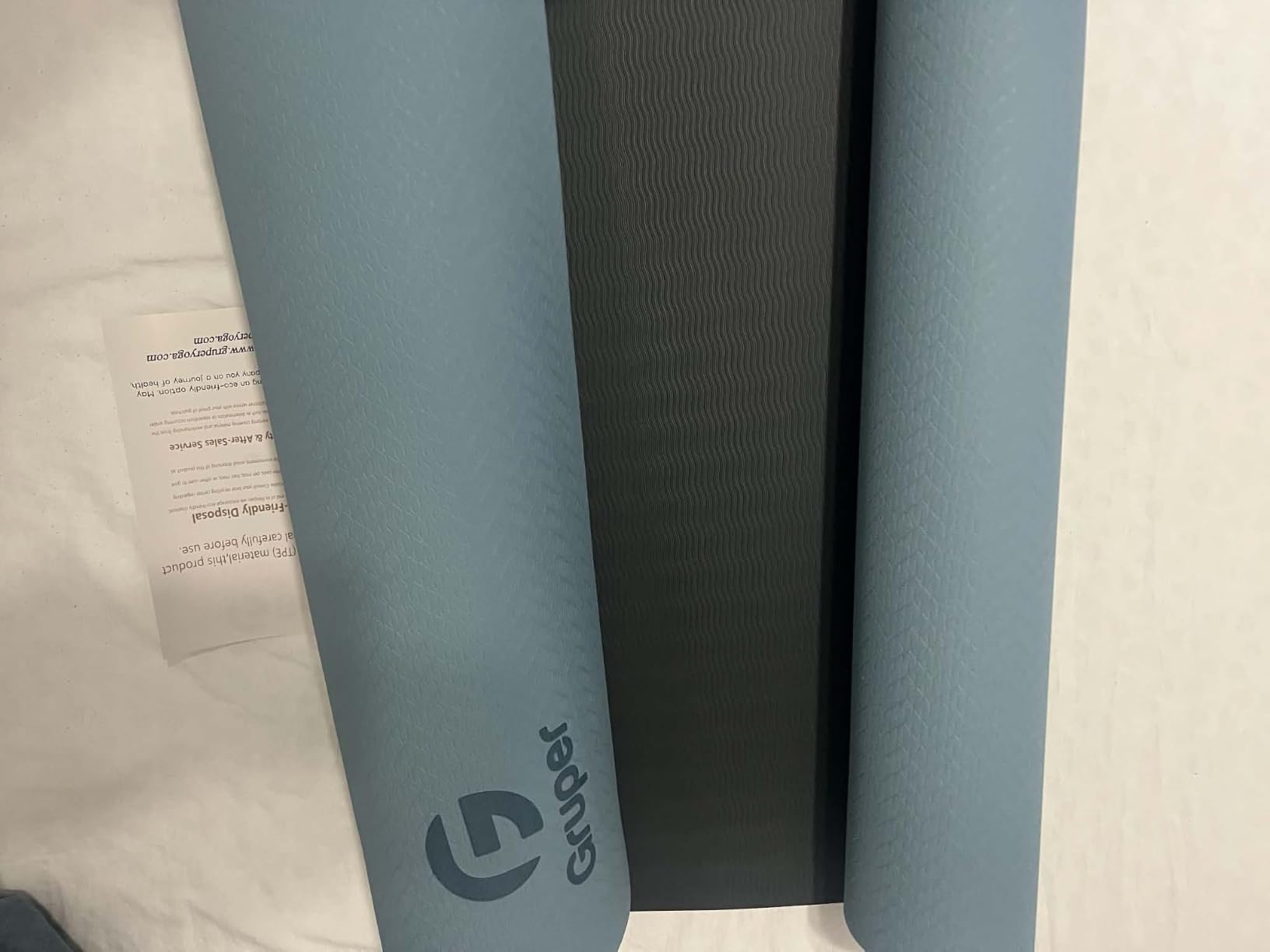 Gruper Yoga Mat Non Slip, Eco Friendly Fitness Exercise Mat with Carrying Strap,Pro Yoga Mats for Women,Workout Mats for Home, Pilates and Floor Exercises customer photo 2