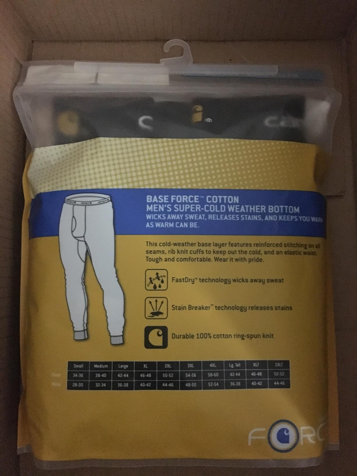 Carhartt Men's Force Midweight Waffle Base Layer Pant customer photo 2