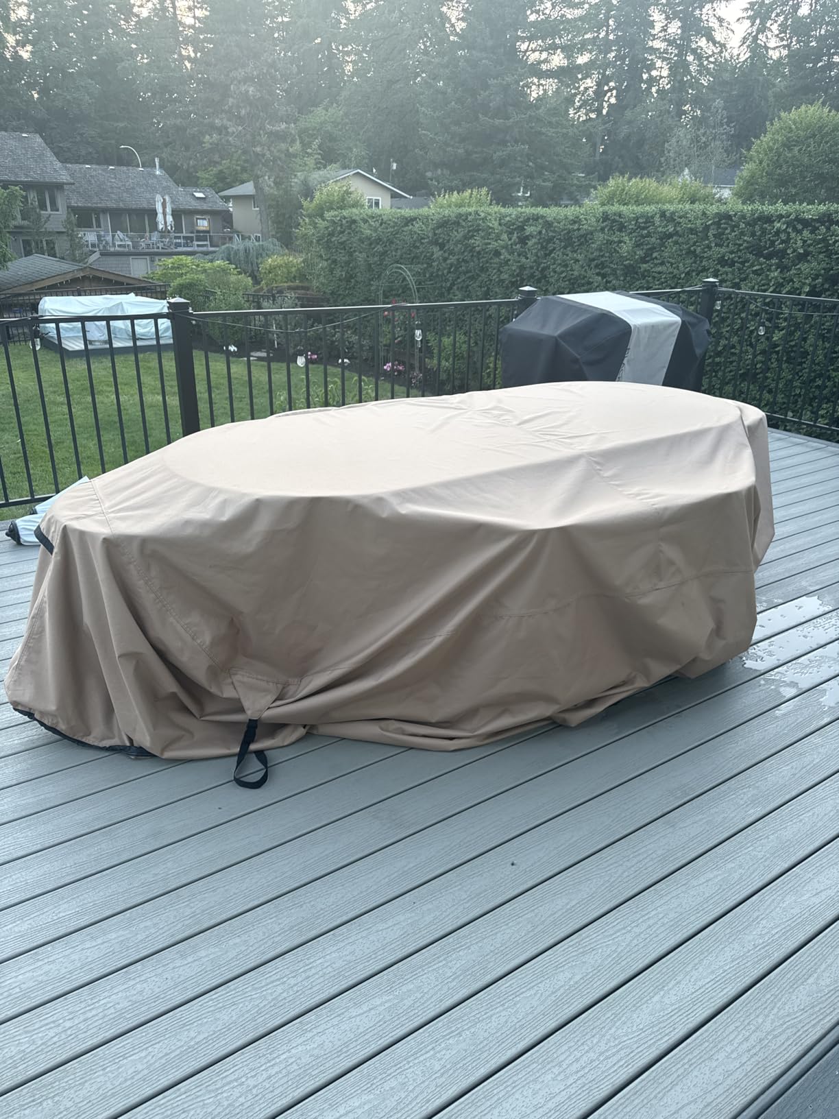 ULTCOVER Waterproof Patio Furniture Cover 111L x 74W in customer photo 2