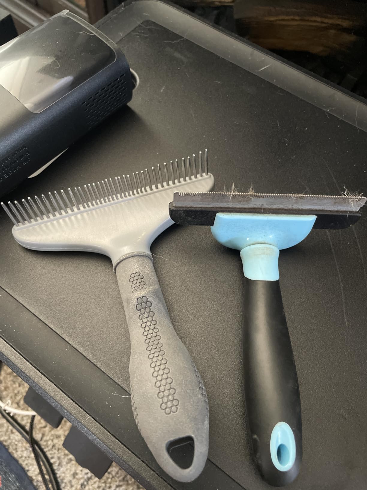 FURminator Grooming Rake Tool for Dogs & Cats With Thick Coats customer photo 1