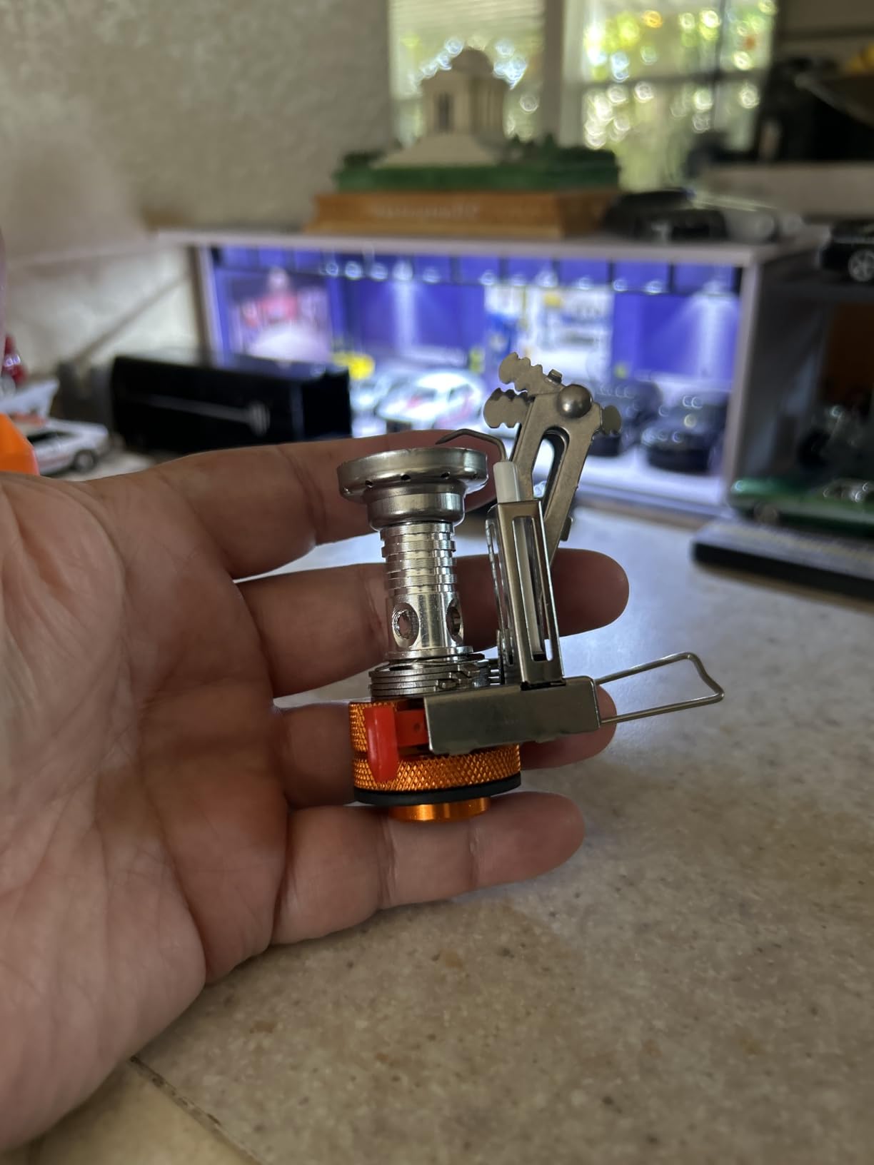 AOTU Portable Camping Stoves Backpacking Stove with Piezo Ignition Stable Support Wind-Resistance Camp Stove for Outdoor Camping Hiking Cooking customer photo 2