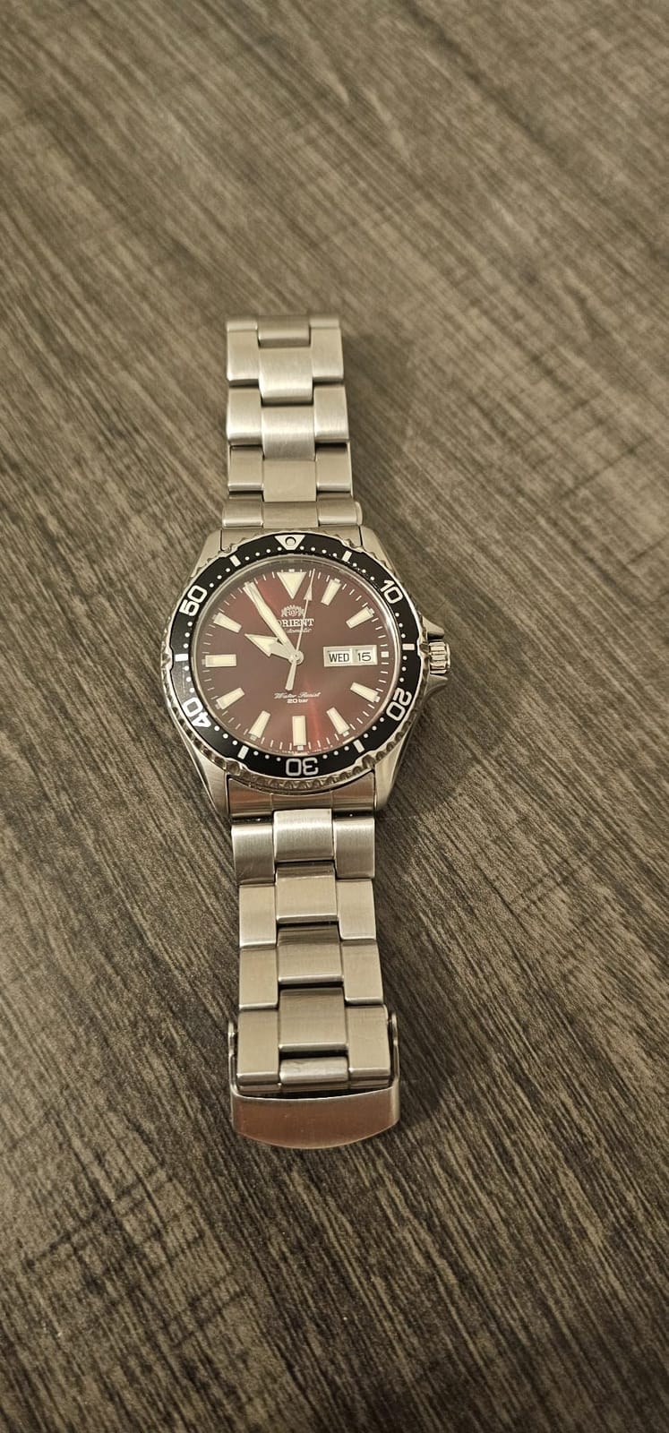 Orient Men's Kamasu Stainless Steel Automatic Diving Watch with Sapphire Crystal customer photo 2