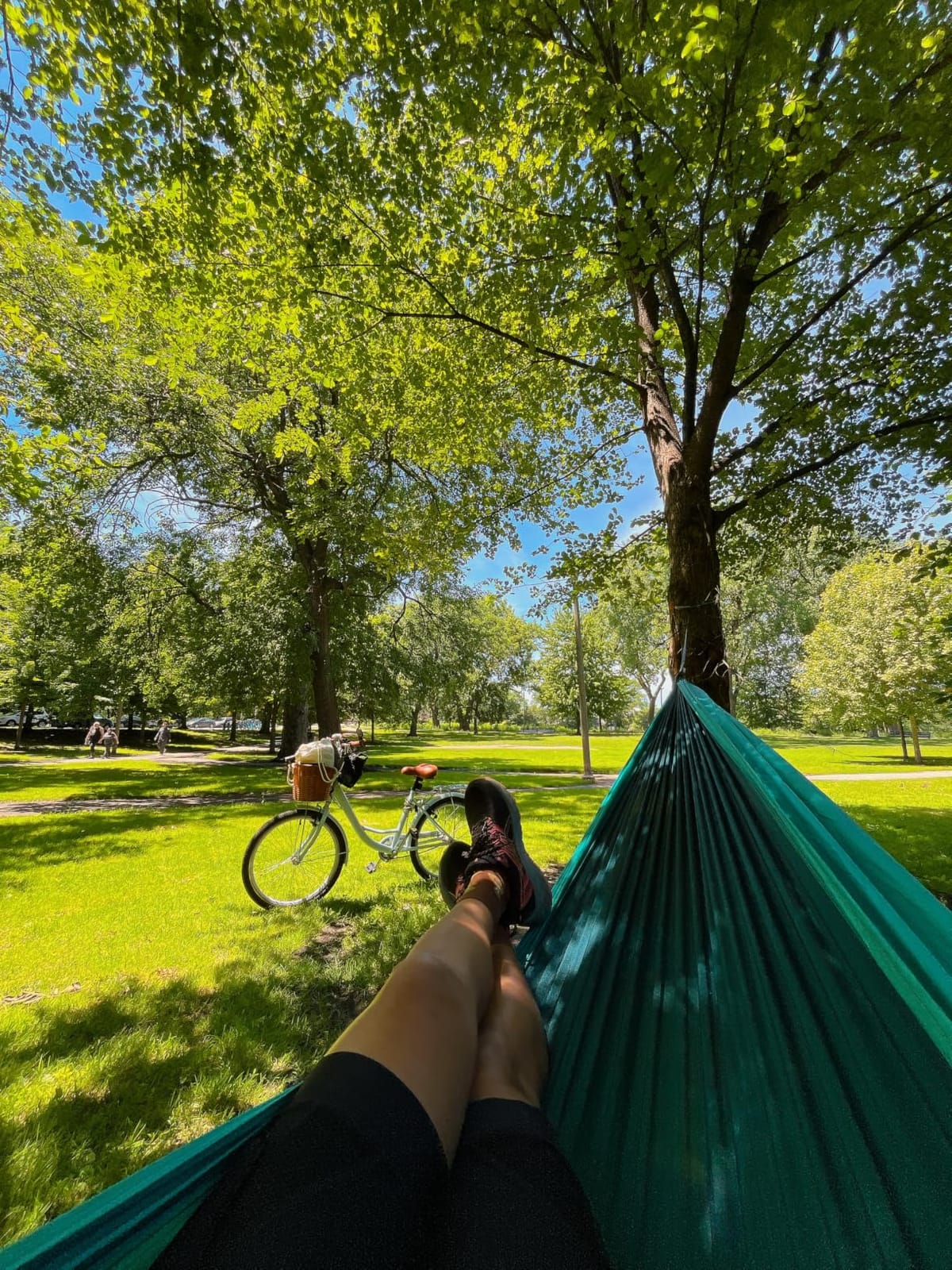 AnorTrek Camping Hammock, Super Lightweight Portable Parachute Hammock with Two Tree Straps Single or Double Nylon Travel Tree Hammocks for Camping Backpacking Hiking customer photo 1