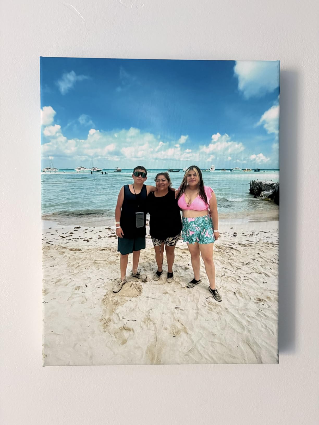 Personalized Custom Canvas Prints: Photo On Canvas (Framed 11X14) Transform Your Photos into Stunning Framed Wall Art Digitally Printed Photo To Canvas Ideal for Home Decor Gifts Keepsakes customer photo 2
