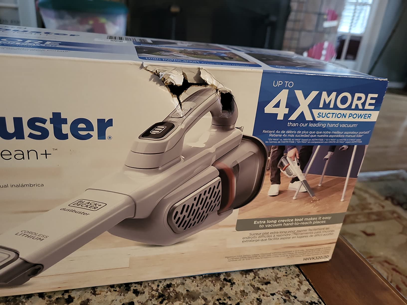 BLACK+DECKER Dust Buster Hand Held Vacuum Cordless Rechargeable, Portable Vacuum for Car, Extended Runtime, Powerful Suction, Extra Long Crevice Tool, AdvancedClean+ (HHVK320J10) customer photo 2