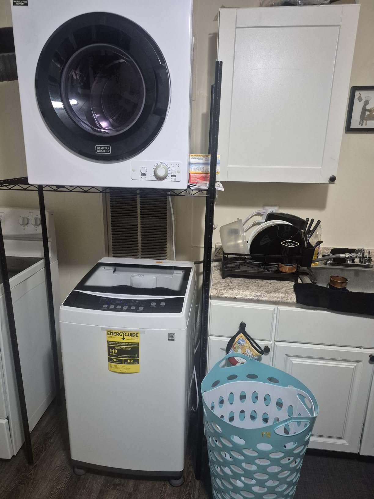 BLACK+DECKER 1.7 Cu. Ft. Portable Washer, 11 lb. Capacity, BPWM16W, White customer photo 1