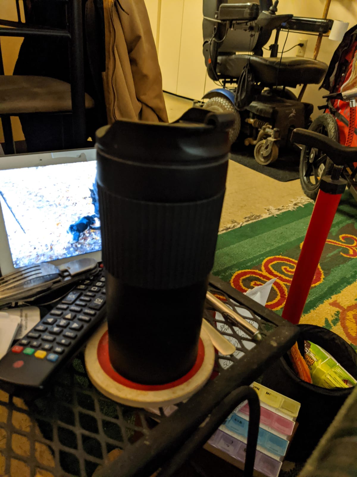 Black Portable French Press Travel Mug & Coffee Maker customer photo 1