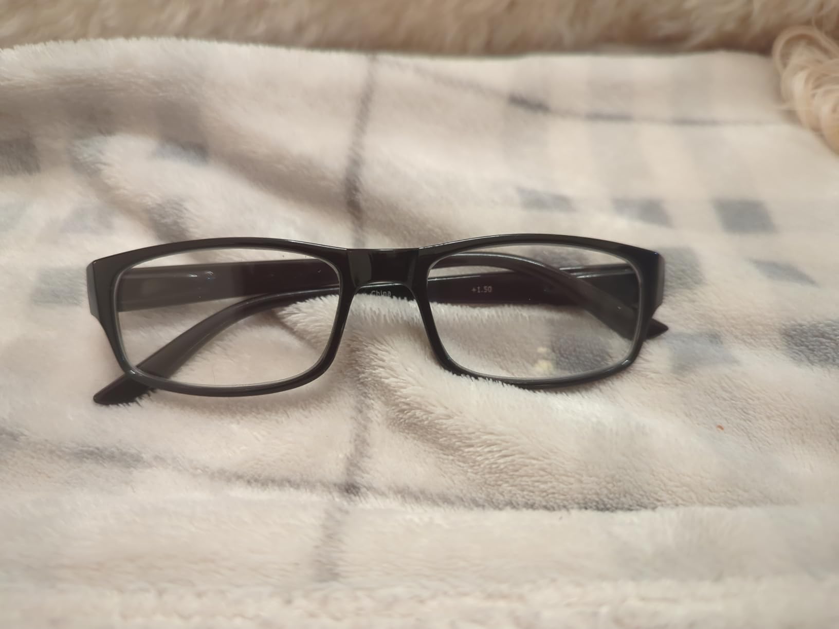 Boost Eyewear Reading Glasses, Traditional Black Frames, with Spring Loaded Hinges customer photo 1