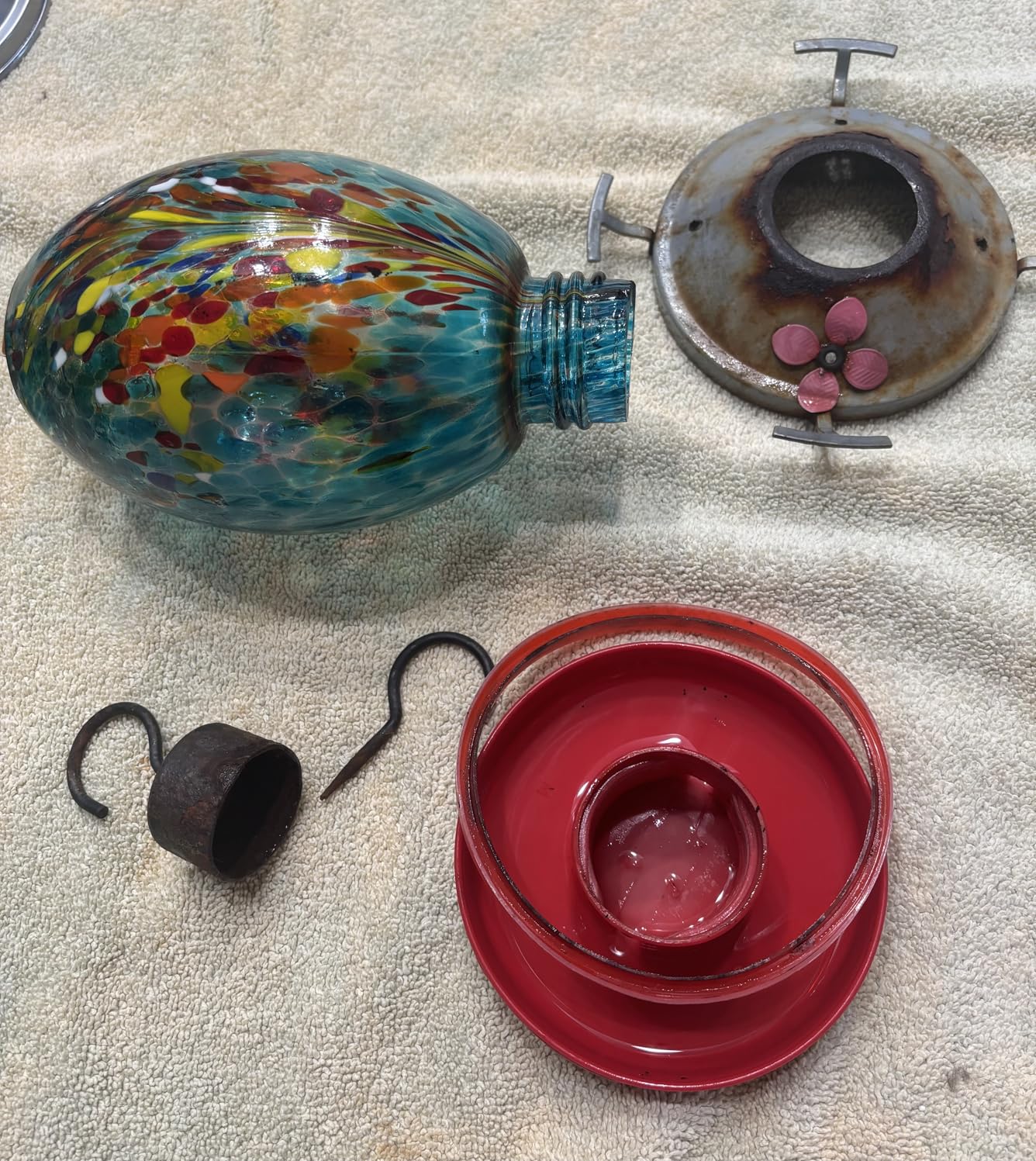 Muse Garden Gifts for Women Mom, Hummingbird Feeder, 27OZ, Blue Fireworks customer photo 1