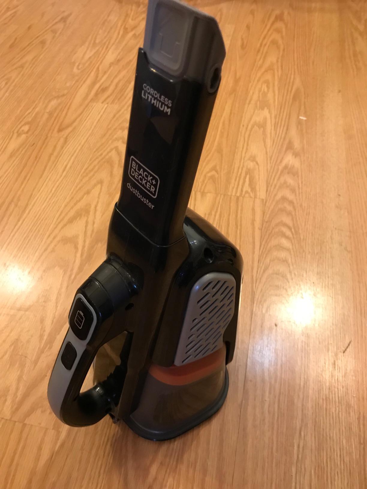 BLACK+DECKER dustbuster Portable Vacuum Cordless Handheld, Small Hand Vacuum Cleaner for Dorm Home and Car, Powerful 20V AdvancedClean+ (HHVK515J00FF) customer photo 1