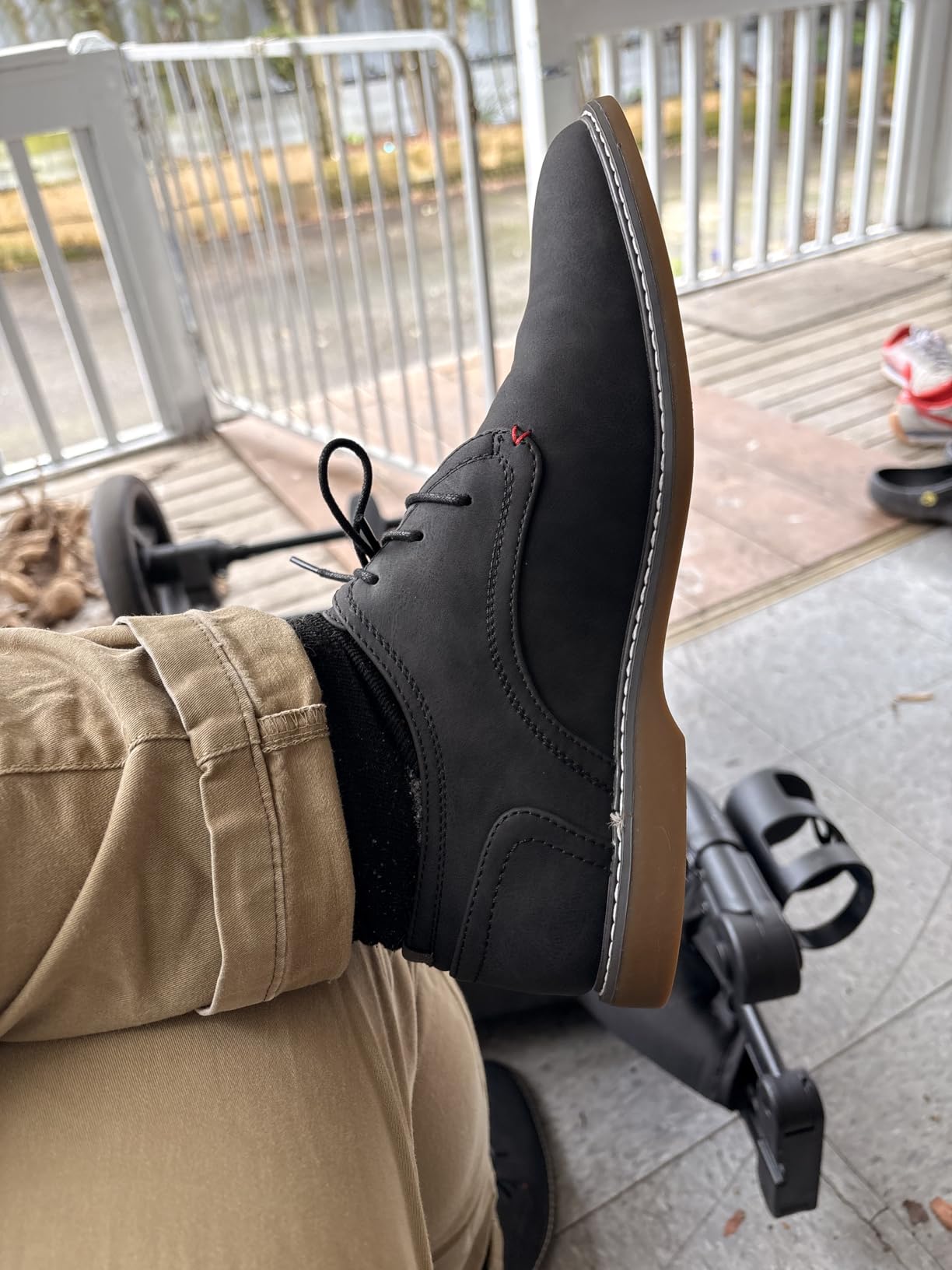 Jousen Men's Casual Dress Shoes Retro Oxfords Business Comfort Formal Shoes customer photo 2