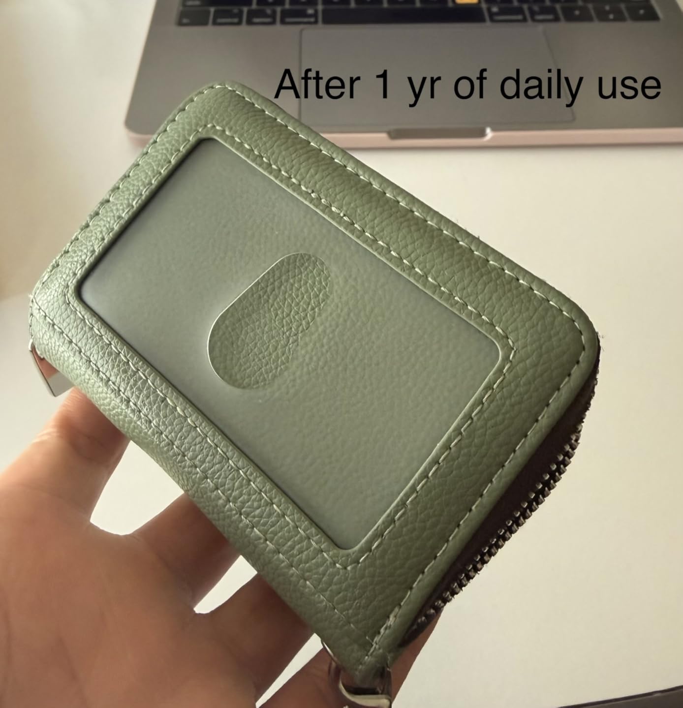 FurArt Zipper Wallet Women RFID Credit Card Holder keychain Wallet customer photo 2