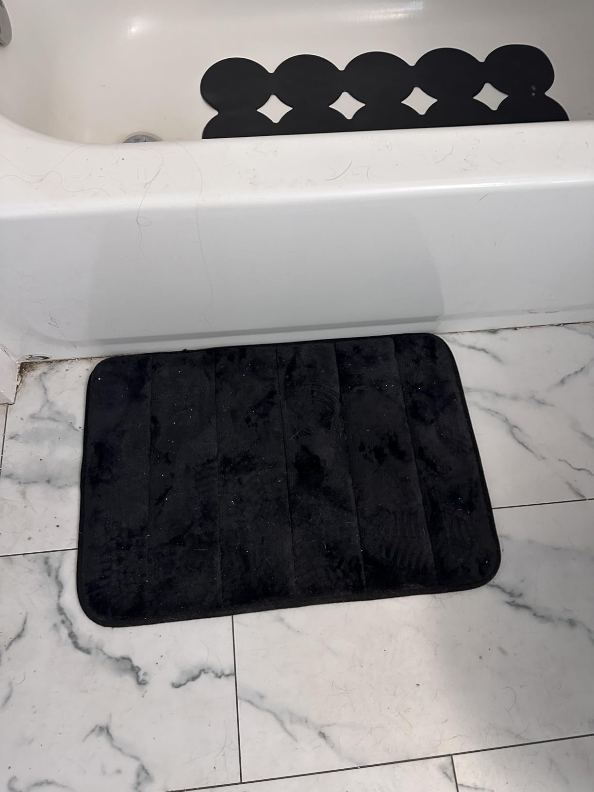 Buganda Memory Foam Bath Mat 30 x 20, Ultra Soft Absorbent Bathroom Rugs customer photo 1