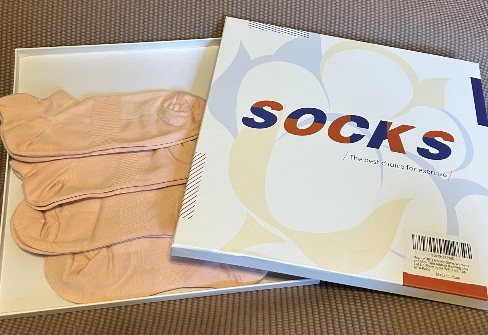 ATBITER Ankle Socks Women&Men 6-12Pairs Thin Low Cut No Show Socks With Tab customer photo 1